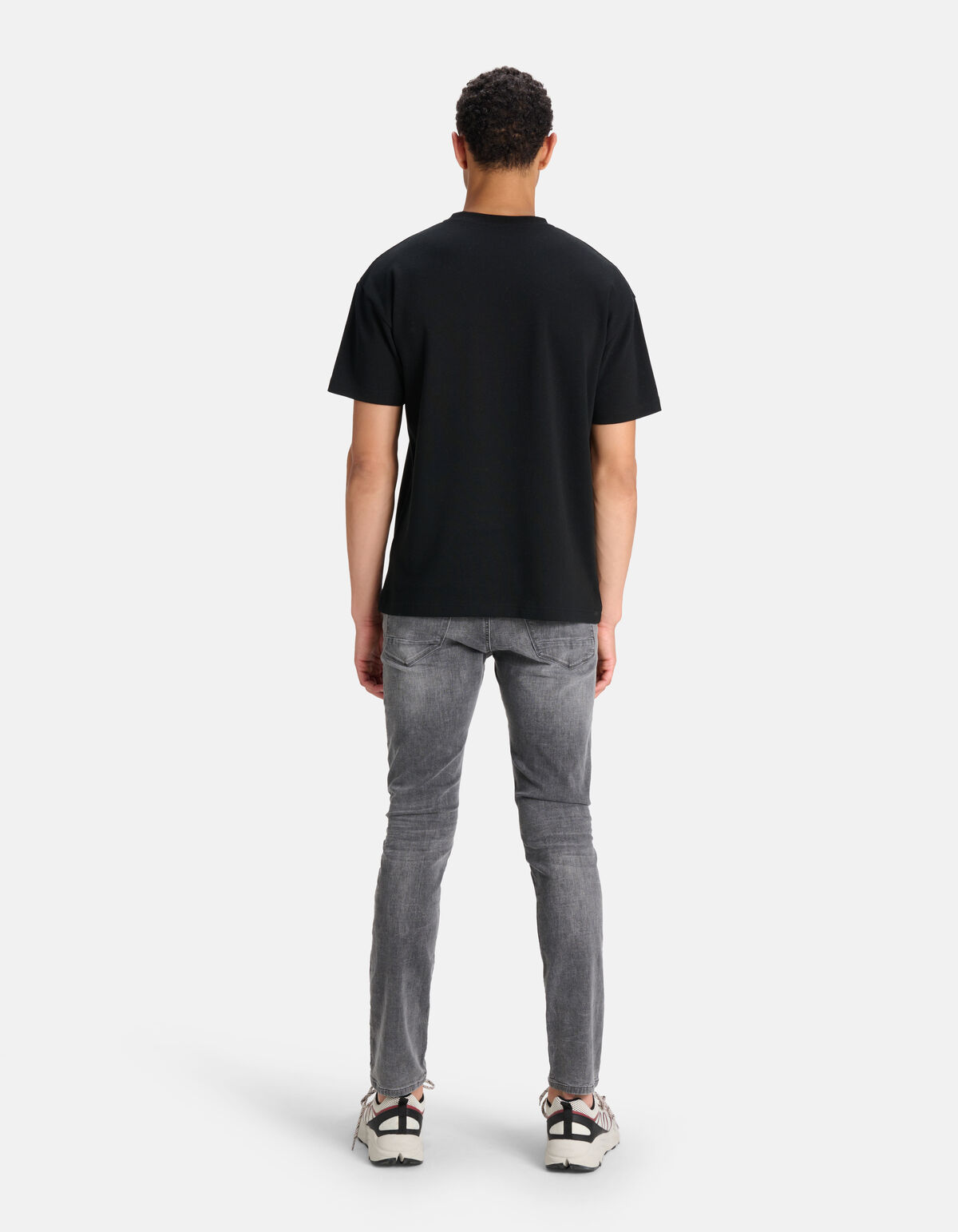 Relaxed Fit T-shirt Zwart SHOEBY MEN