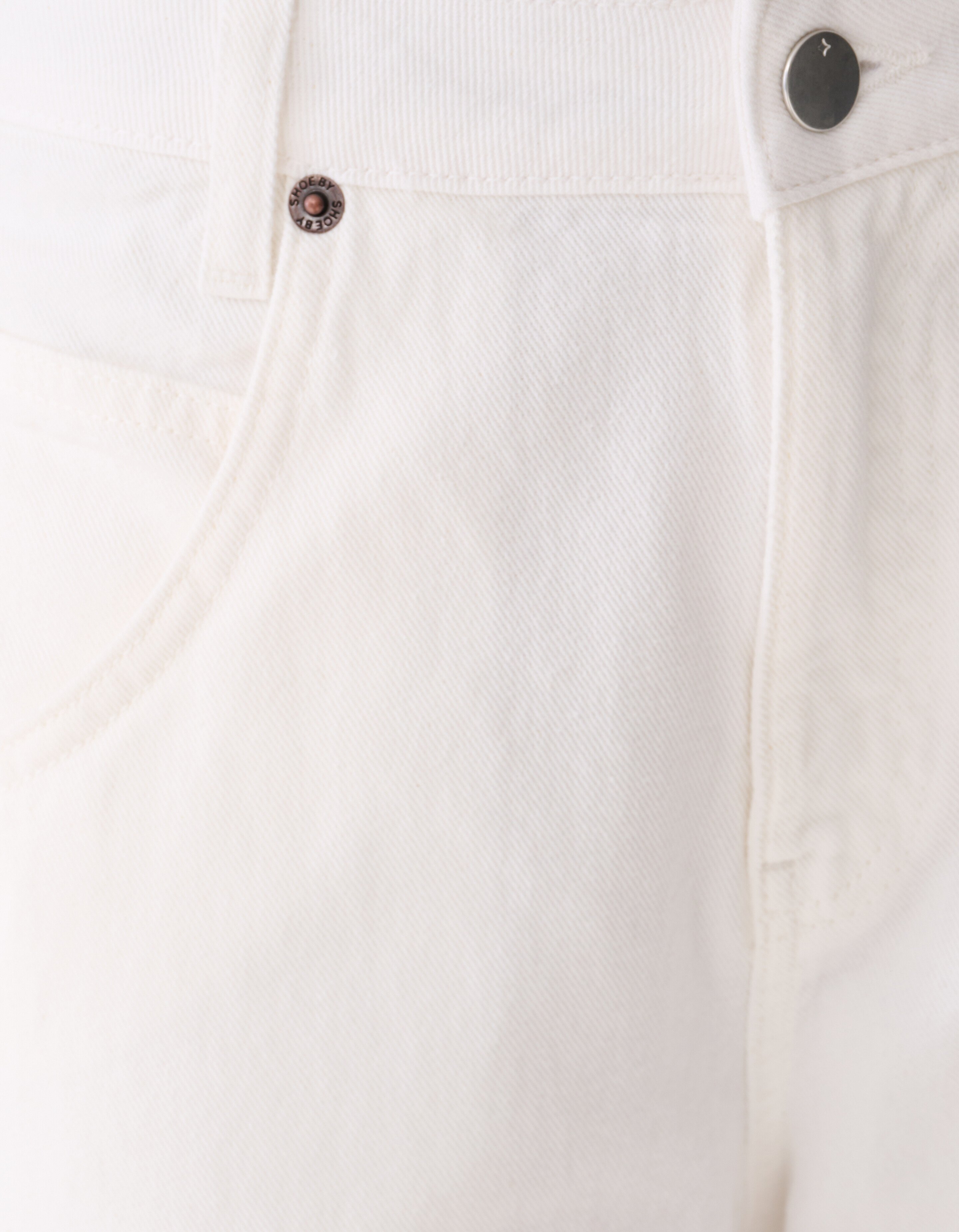 Straight Fit Jeans Wit By Monica SHOEBY WOMEN