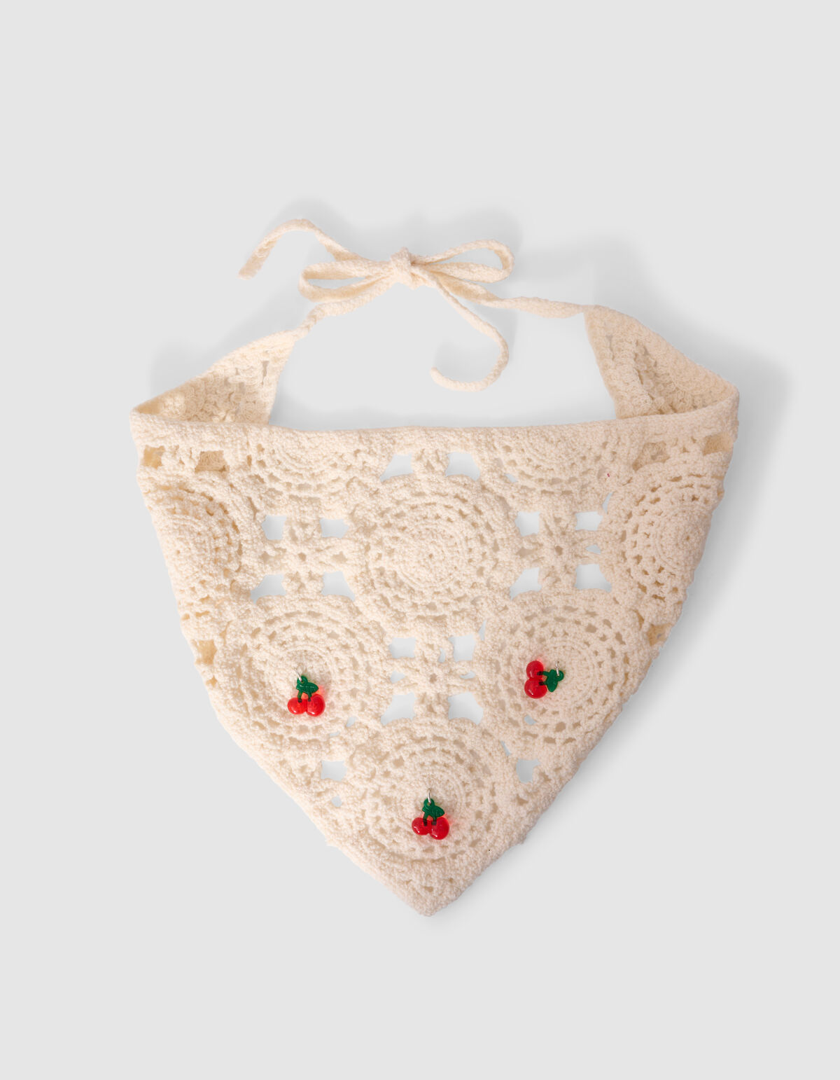 Cherry Crochet Sjaal Gebroken Wit SHOEBY ACCESSOIRES
