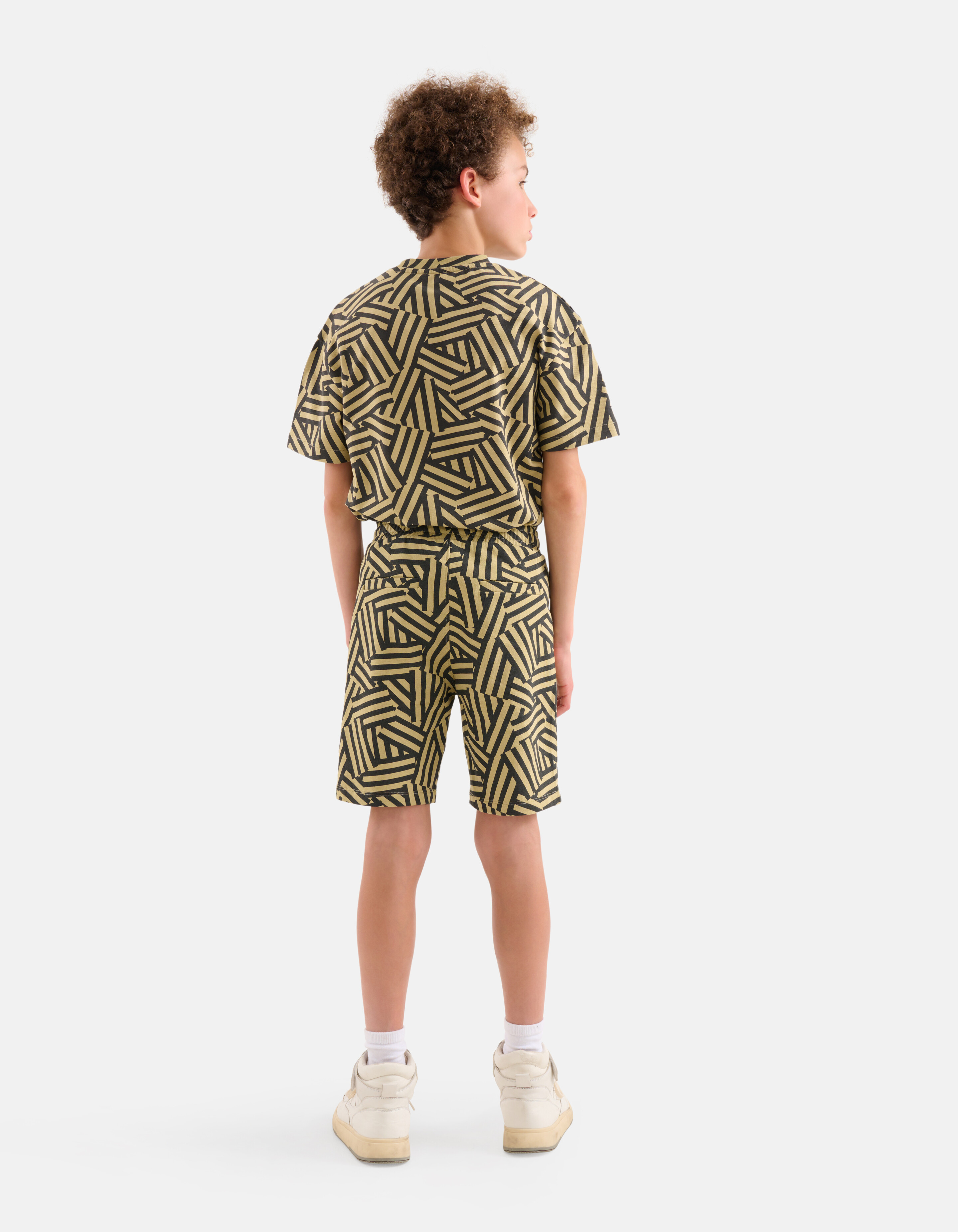 Geometrisch Short Zand SHOEBY BOYS