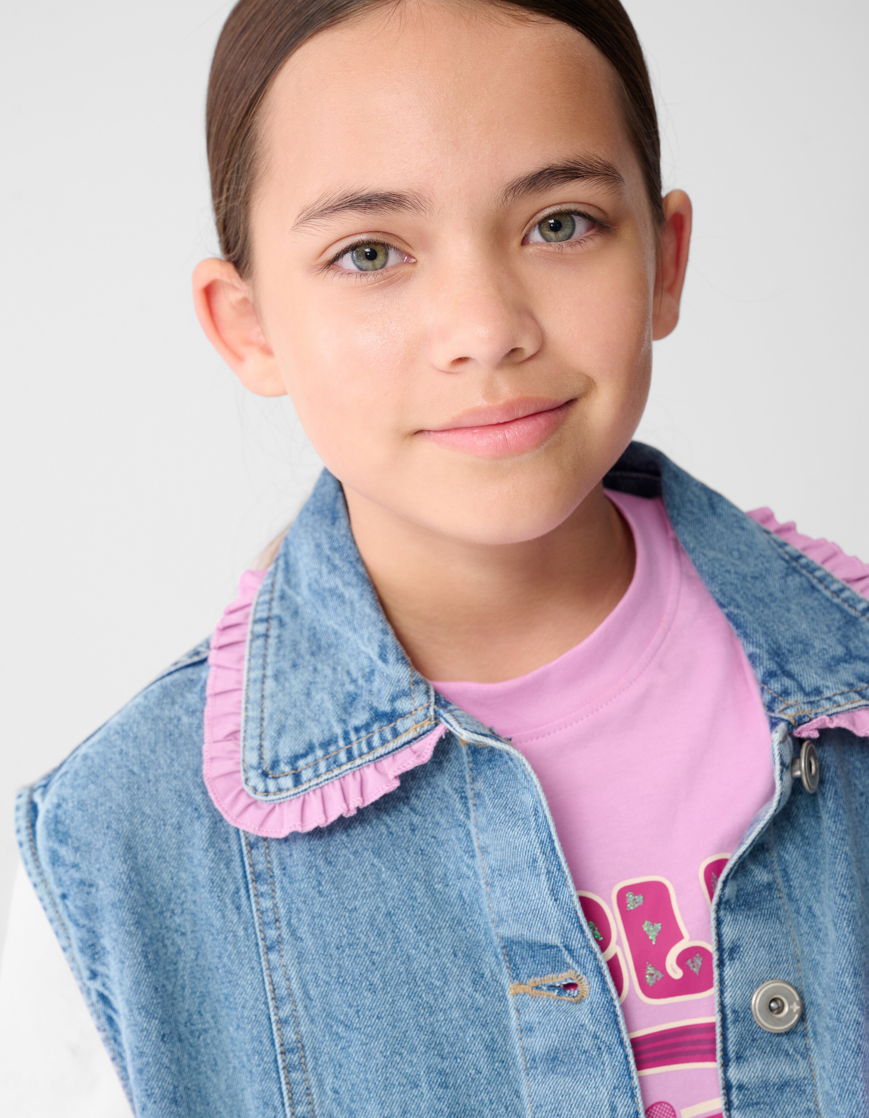 Denim Heart Gilet Blauw SHOEBY GIRLS