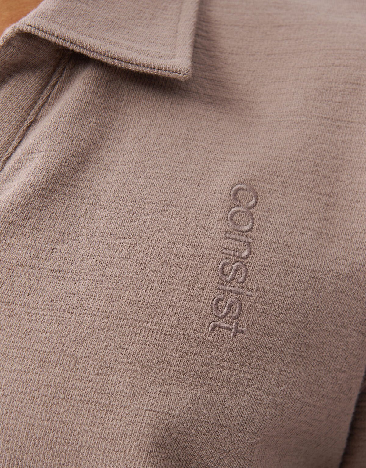 Embroidery Polo Lichtbruin SHOEBY MEN