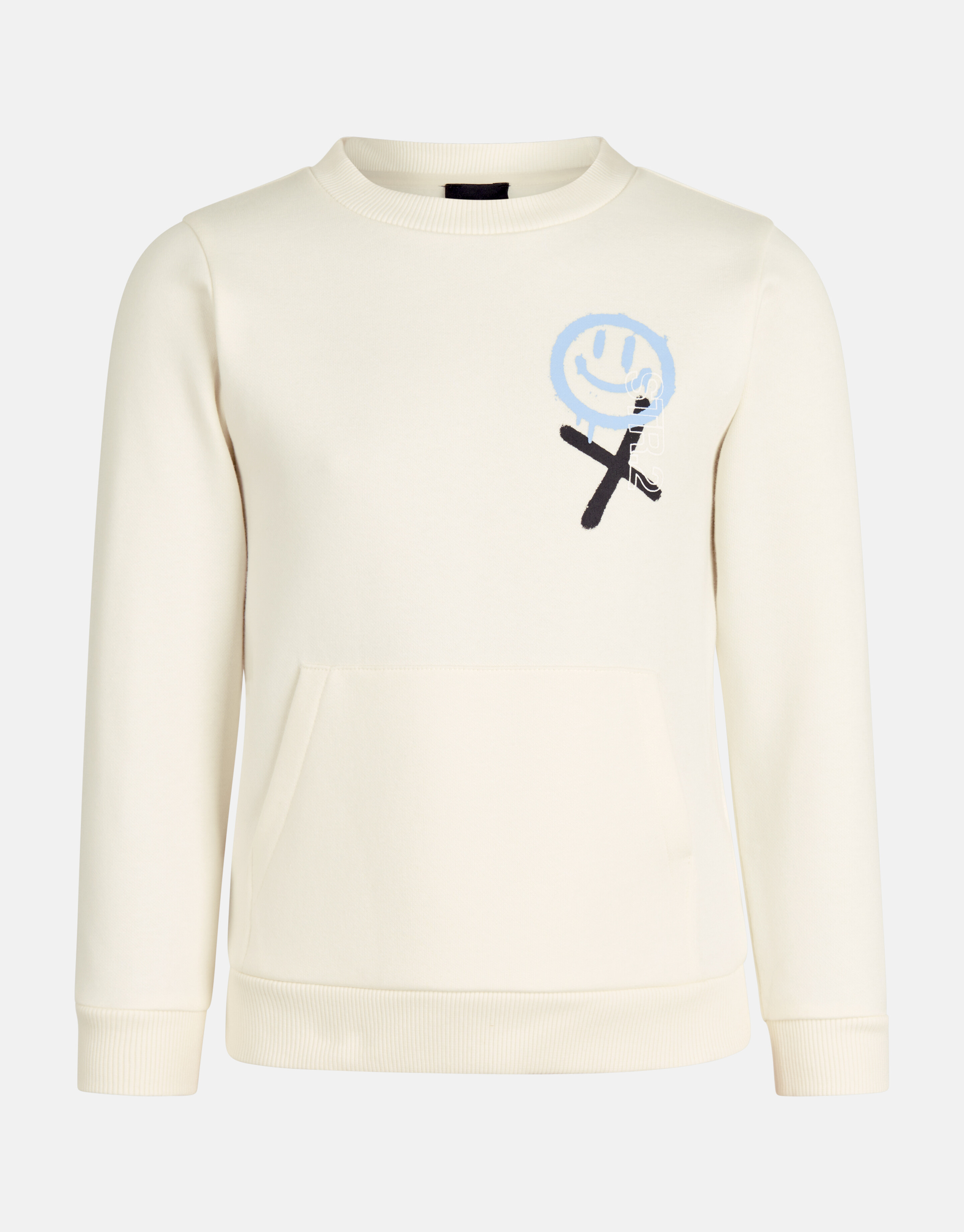 Smiley Sweater Gebroken Wit SHOEBY BOYS