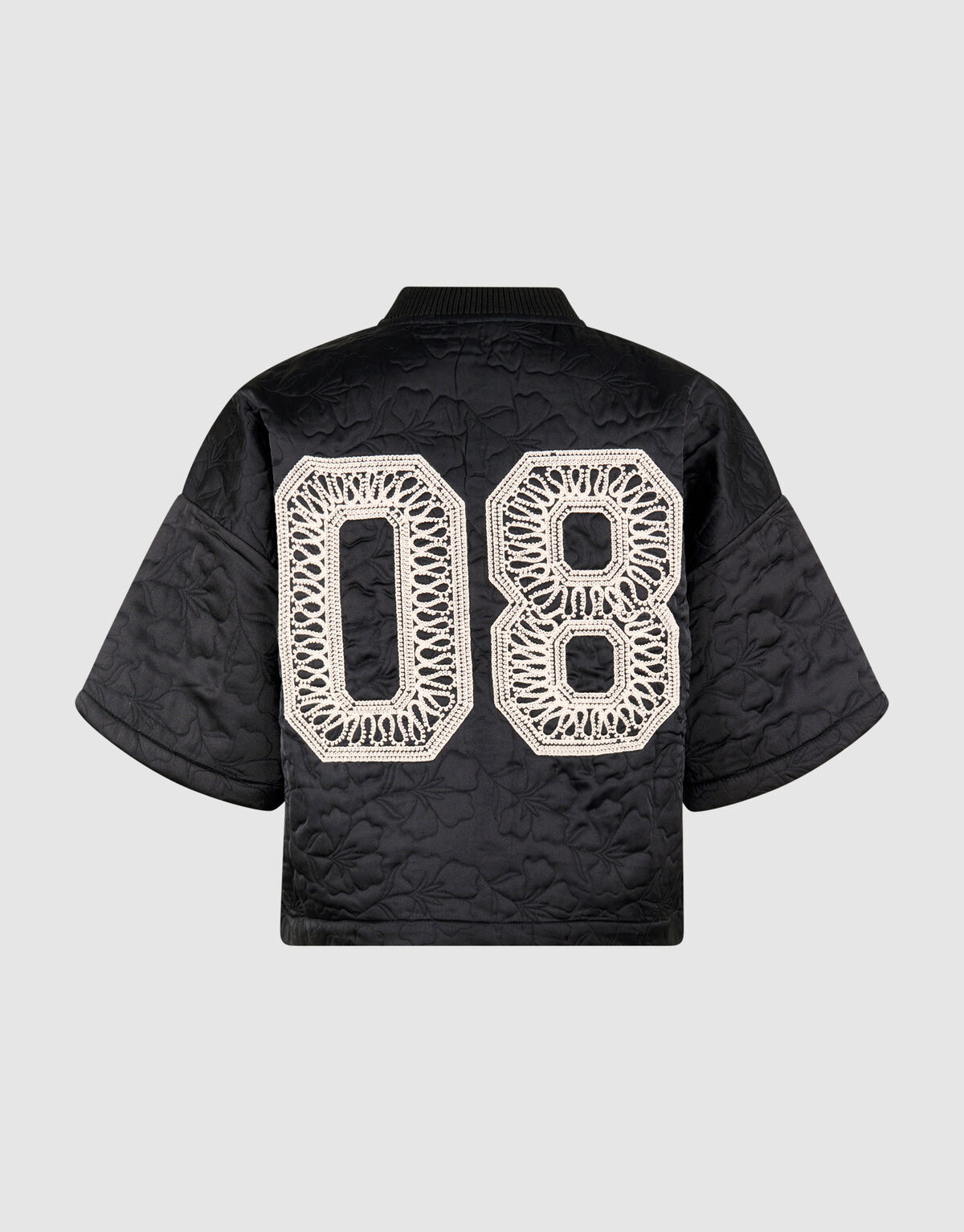 Short Sleeve Embroidery Bomber Jack Zwart SHOEBY WOMEN