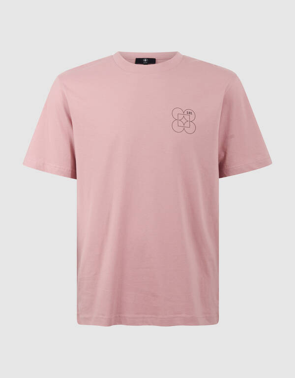 Spark Artwork T-shirt Roze SHOEBY MEN