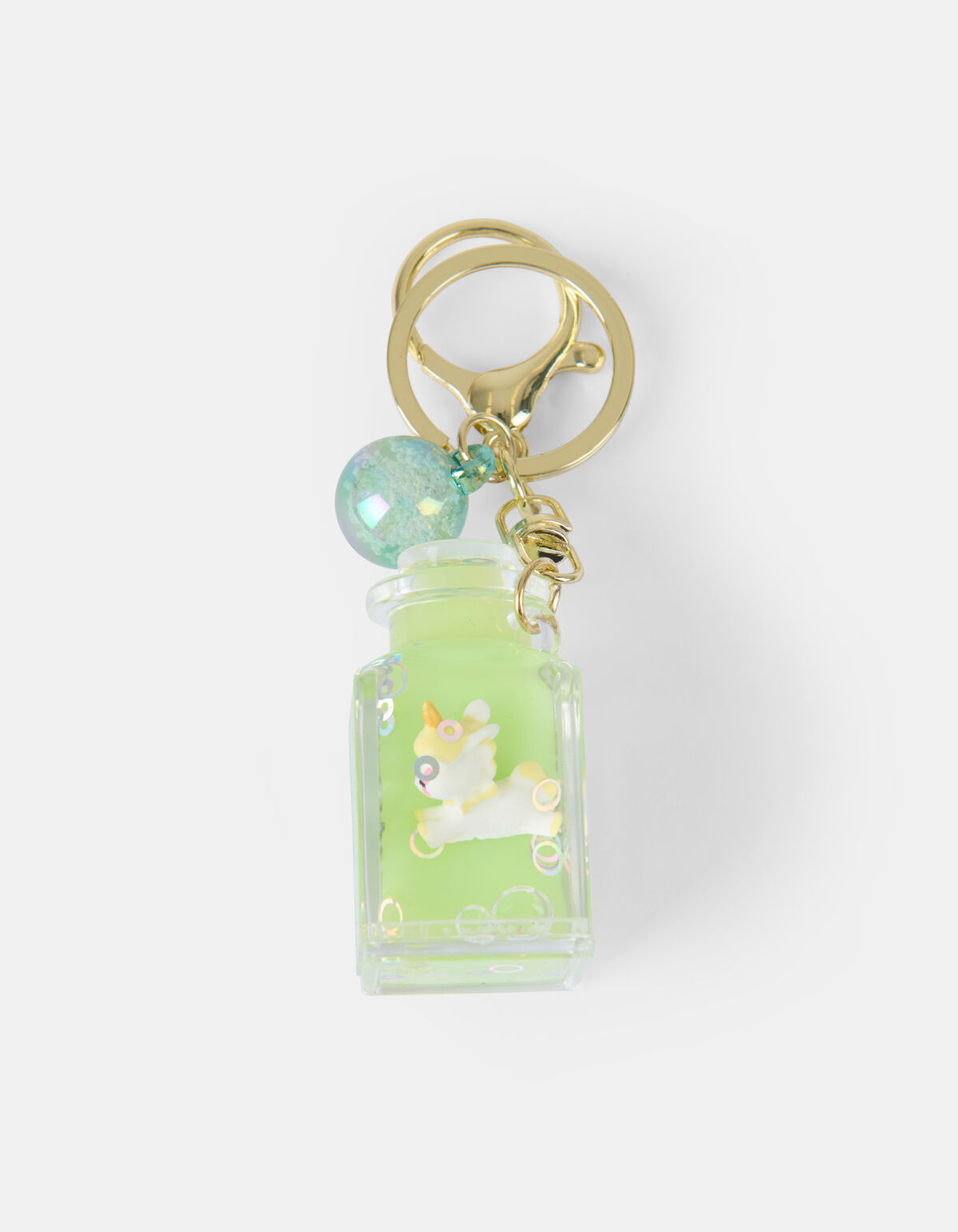 Unicorn Sleutelhanger Groen SHOEBY ACCESSOIRES