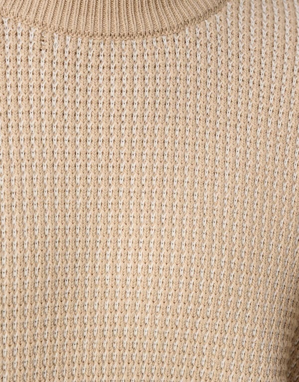 Plaited Gebreide Trui Zand SHOEBY MEN