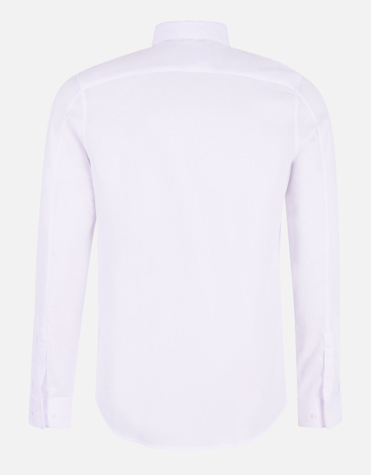 Waffle Overhemd Wit SHOEBY MEN