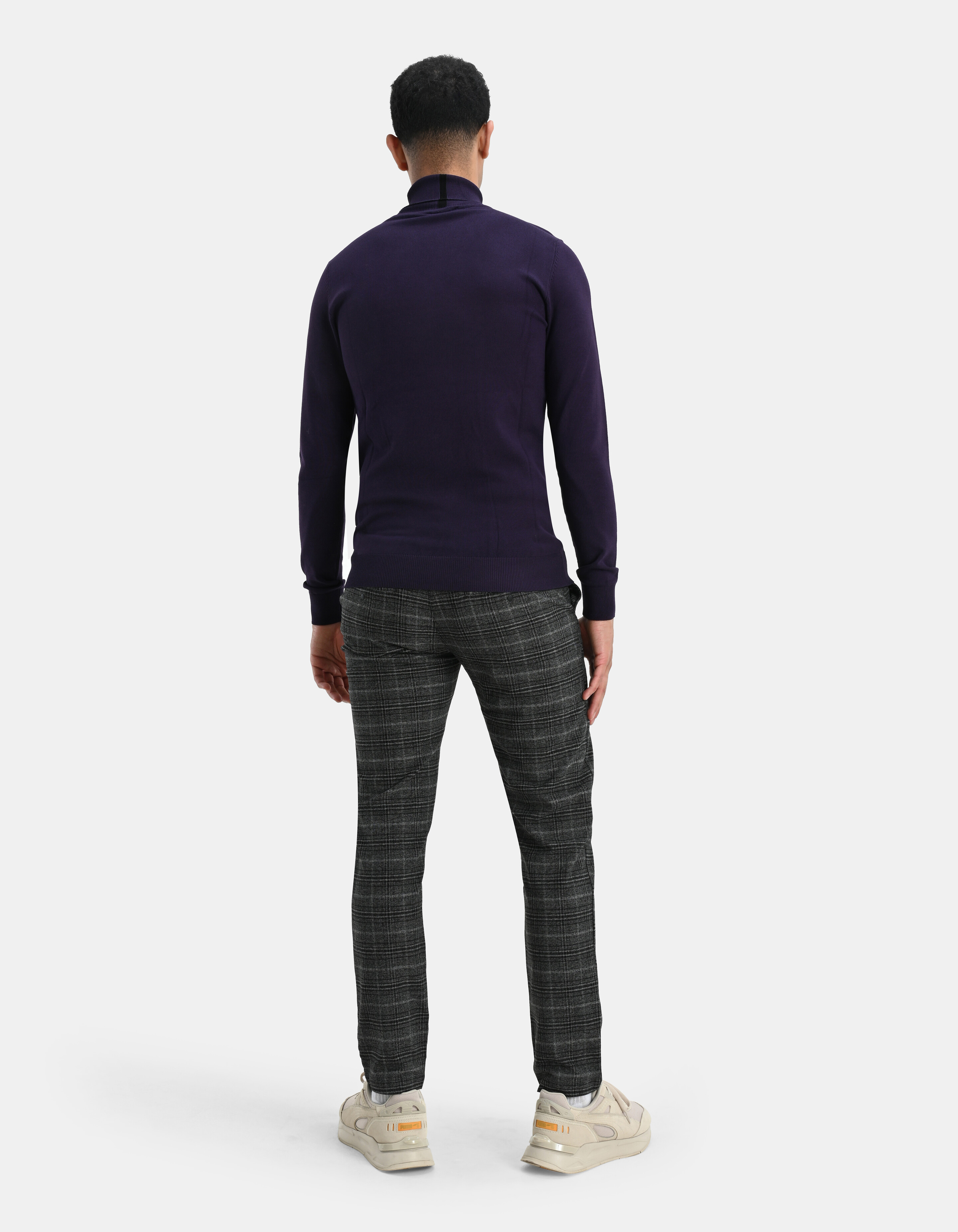 Ruiten Pantalon Donkergrijs SHOEBY MEN
