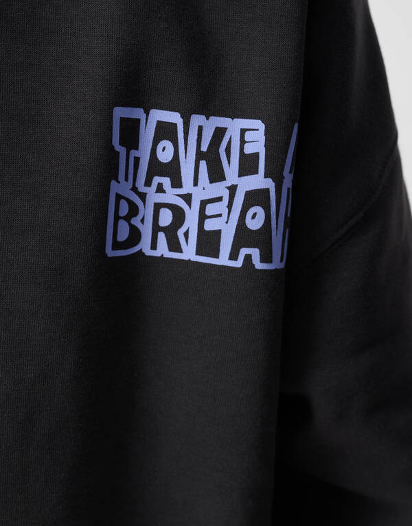 Break Artwork Sweater Donkergrijs SHOEBY BOYS