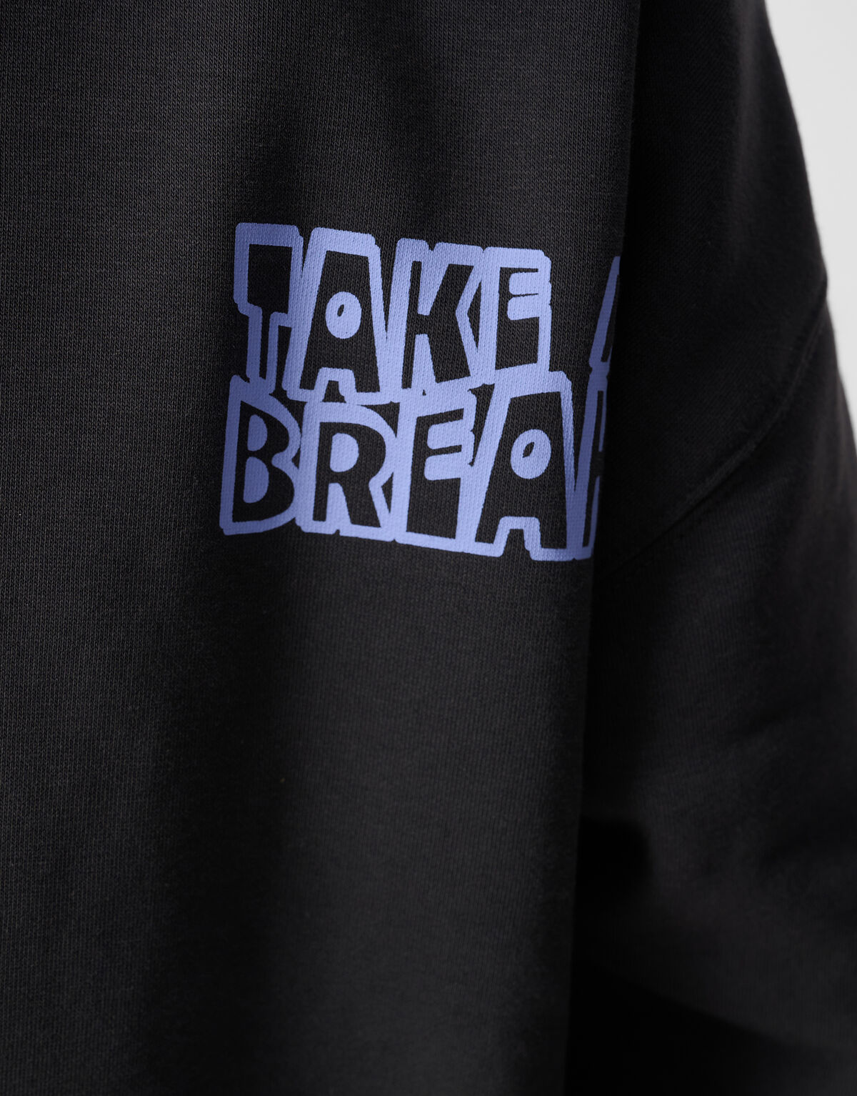 Break Artwork Sweater Donkergrijs SHOEBY BOYS