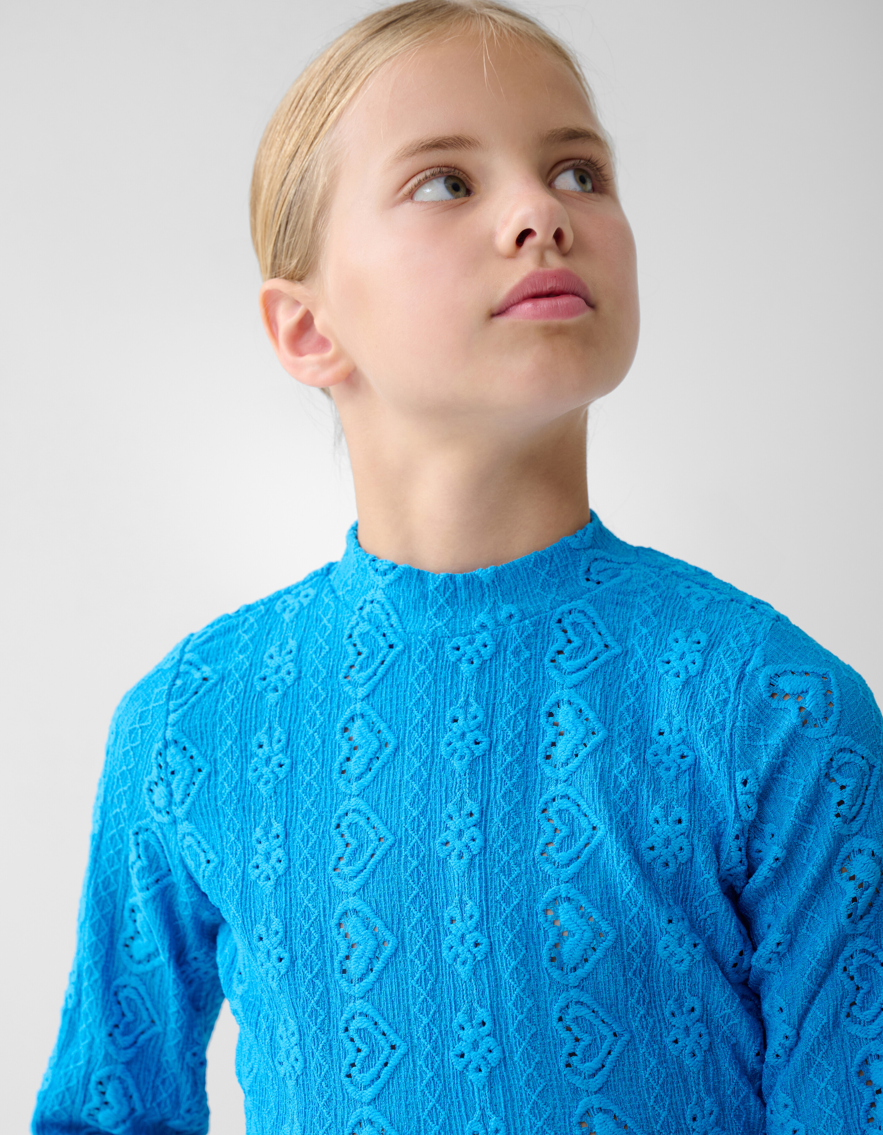 Embroidery Top Blauw SHOEBY GIRLS