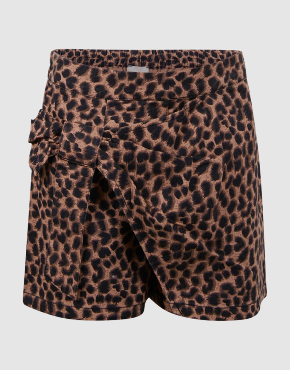 Leopard Twill Skort Bruin SHOEBY GIRLS