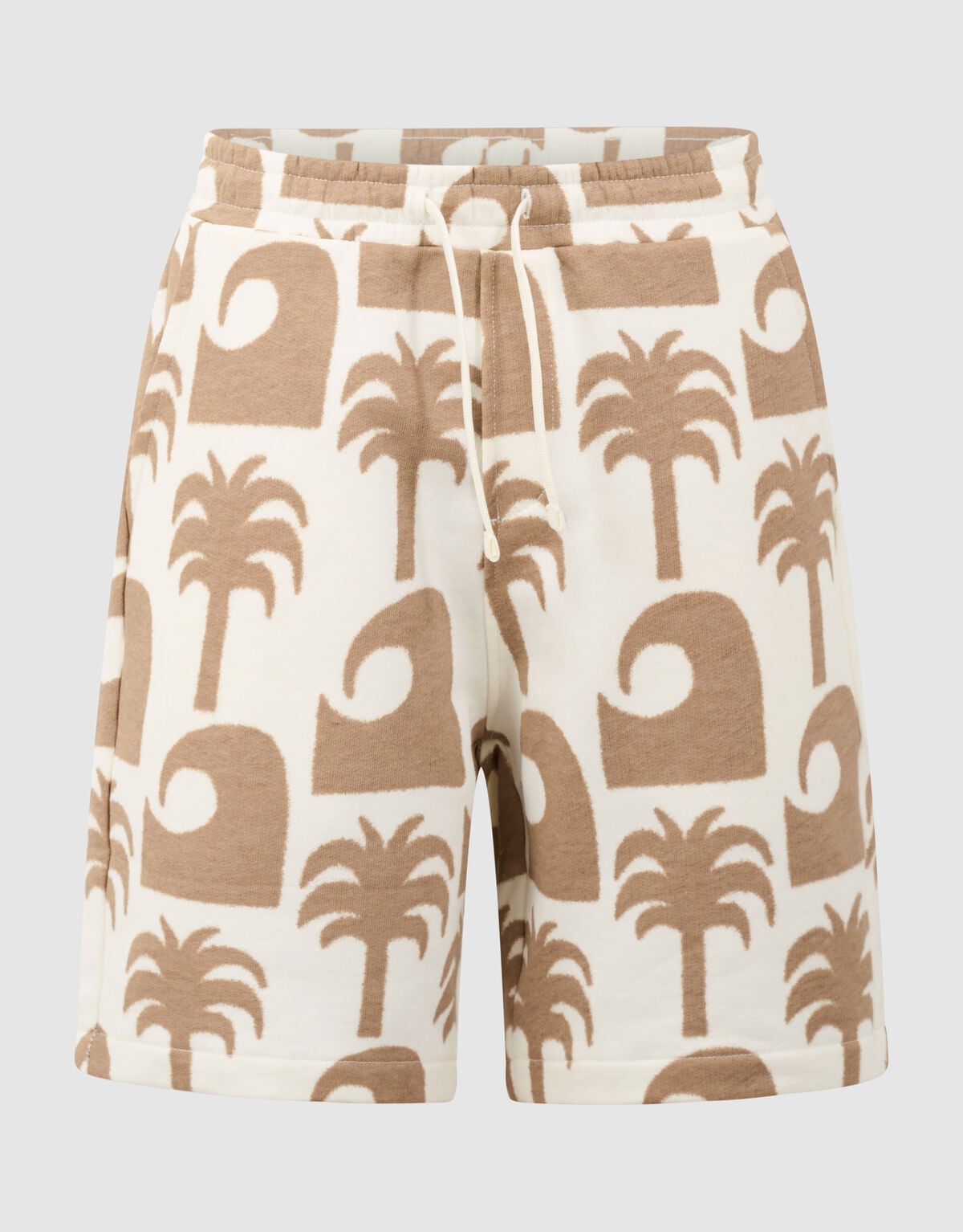 Palm Print Short Gebroken Wit SHOEBY BOYS