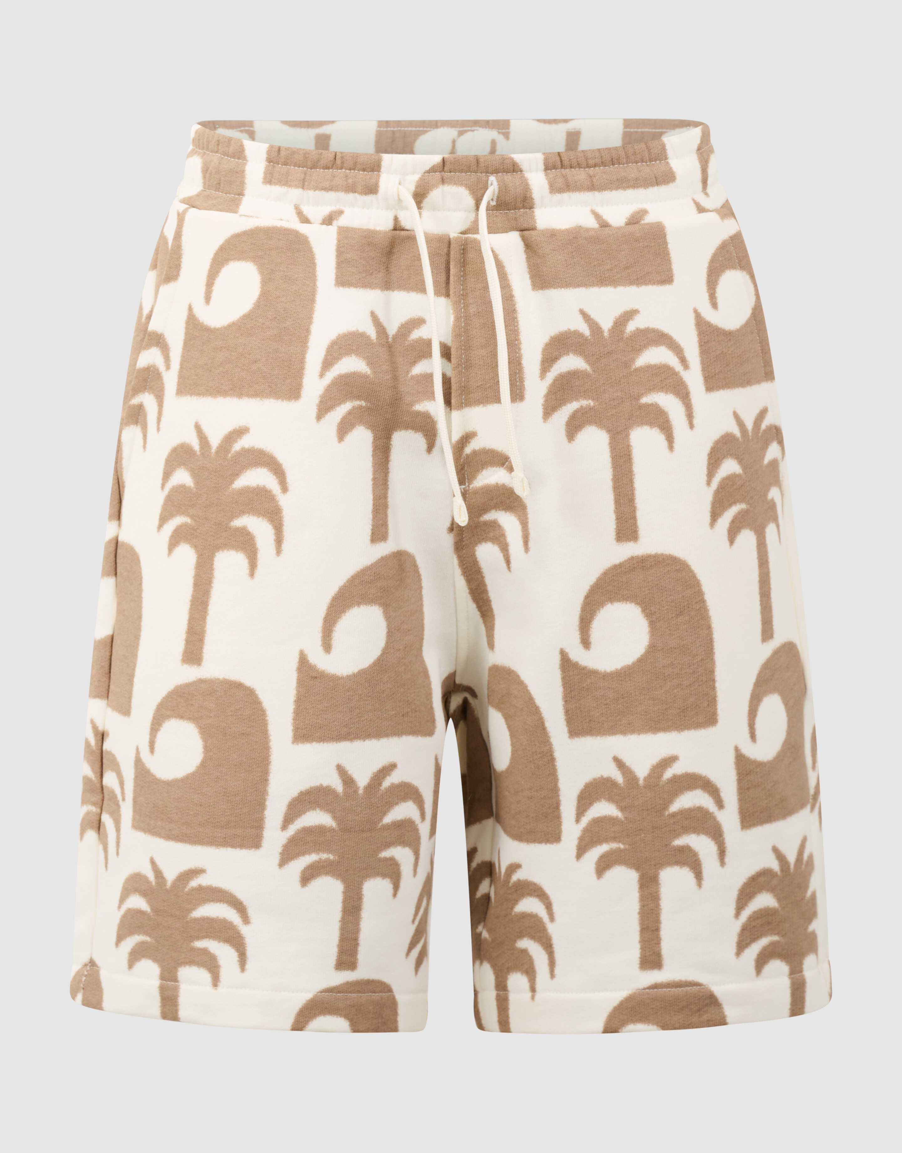 Palm Print Short Gebroken Wit SHOEBY BOYS