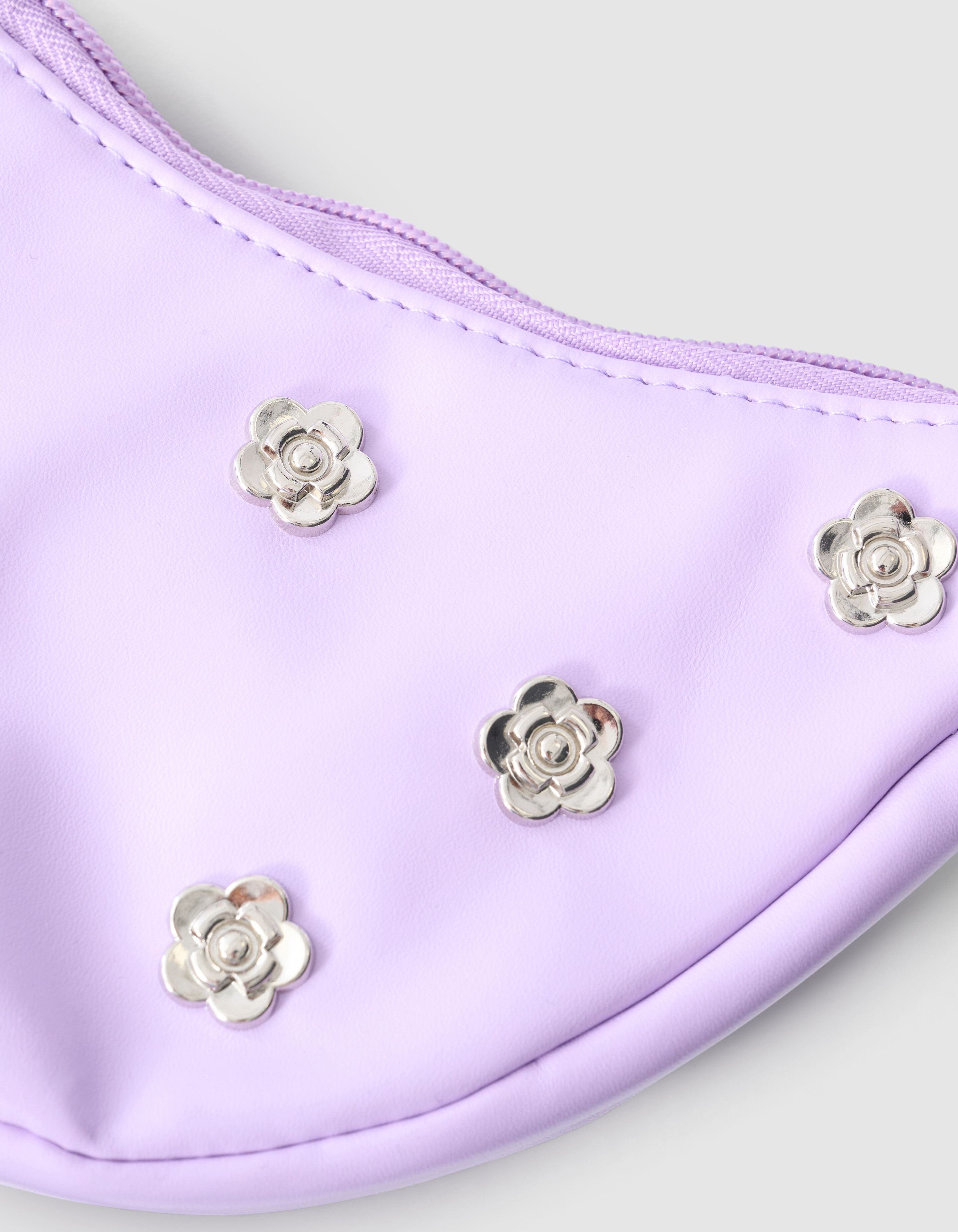 Rose Stud Tas Paars SHOEBY ACCESSOIRES
