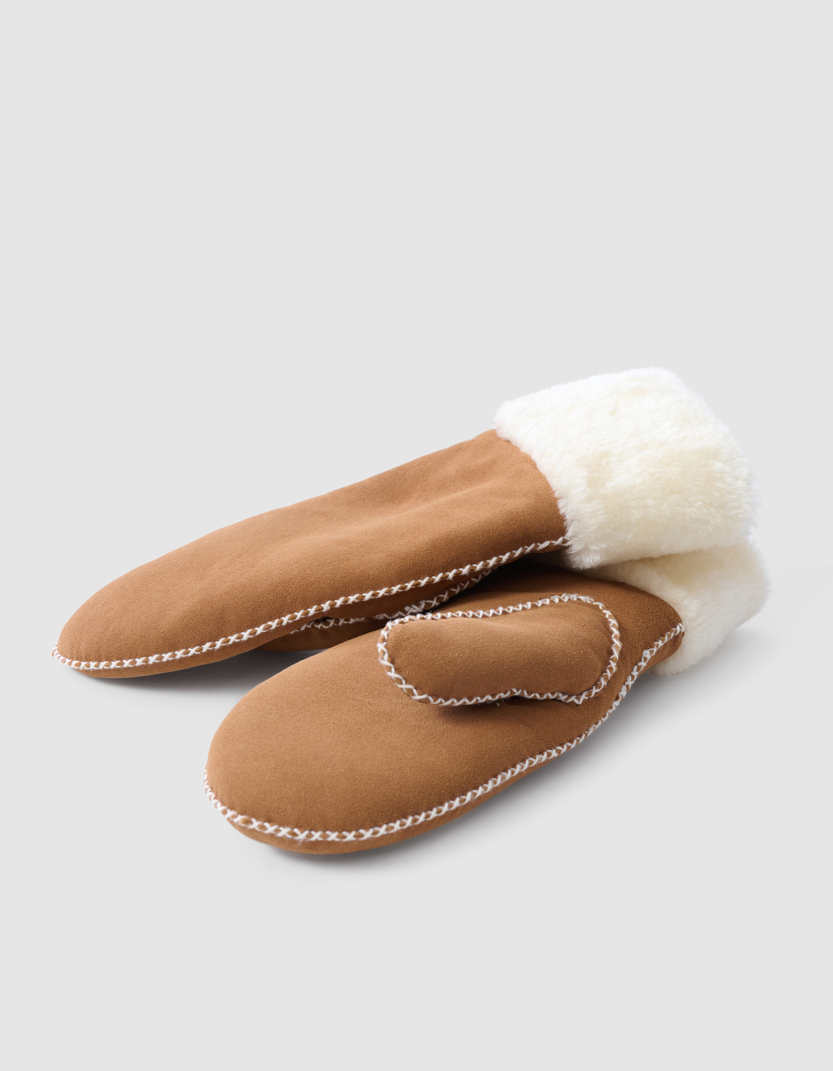 Suède Wanten Bruin SHOEBY ACCESSOIRES