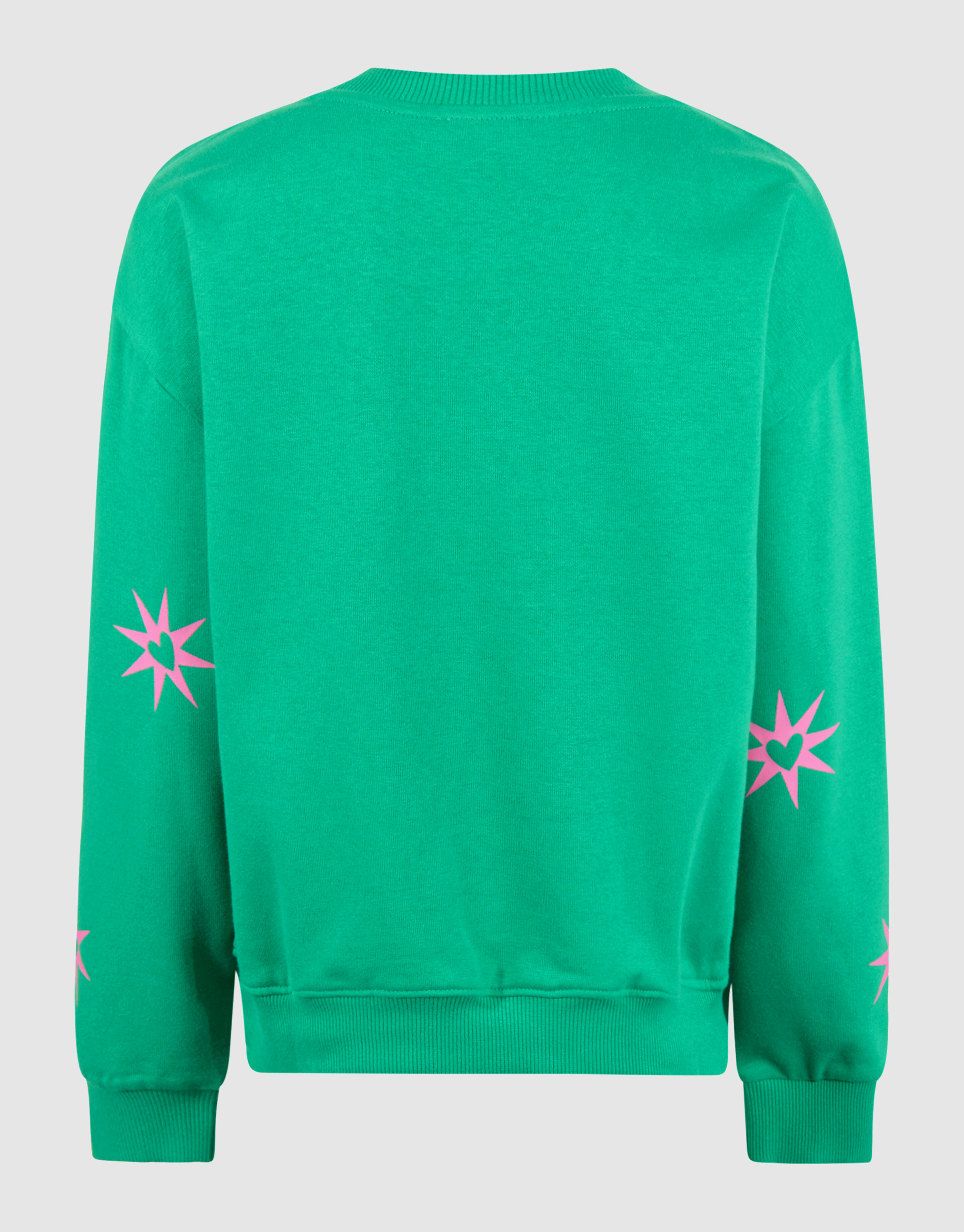 Artwork Sweater Groen SHOEBY GIRLS