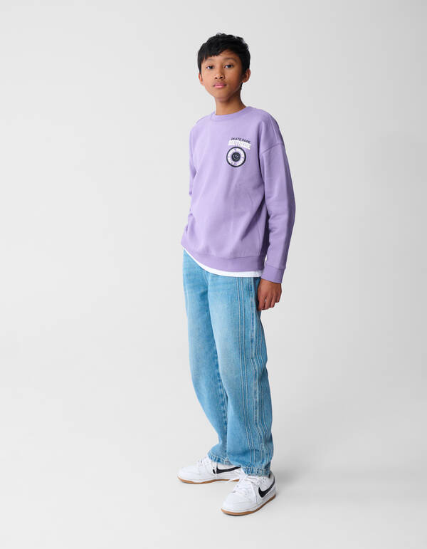 Sporty Baggy Fit Jeans Mediumstone SHOEBY BOYS