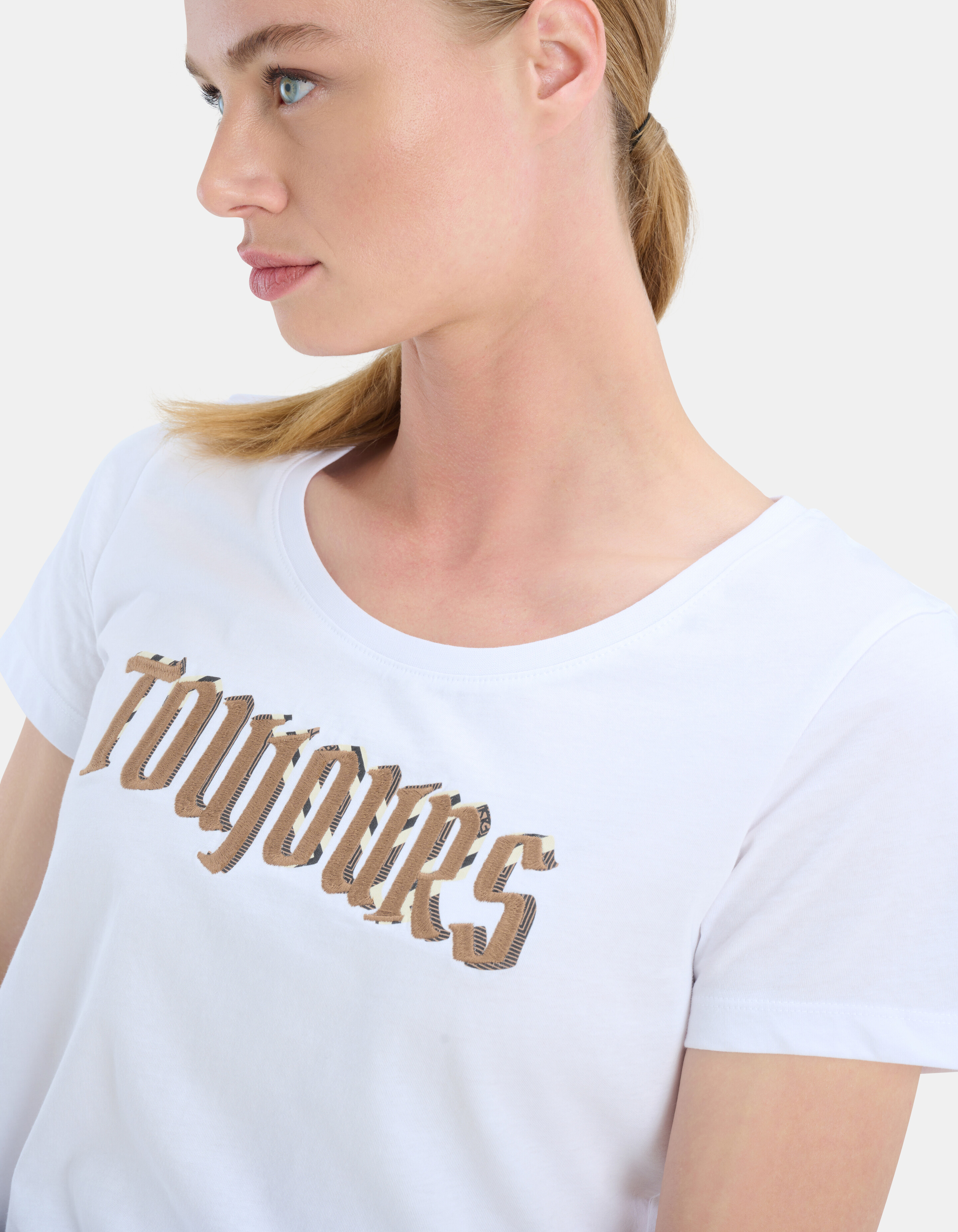 Toujours T-shirt Wit SHOEBY WOMEN