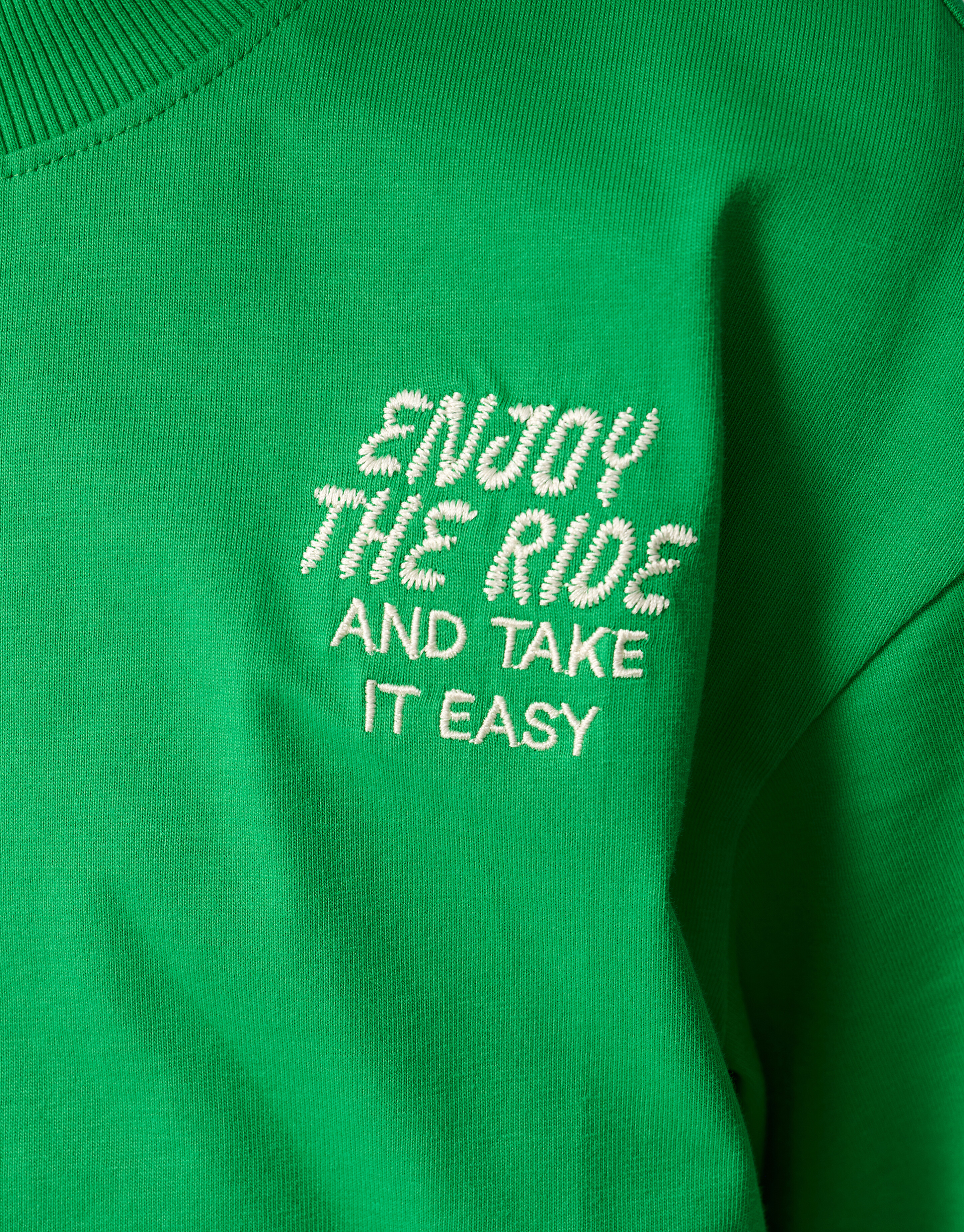 Tekst T-shirt Groen SHOEBY BOYS