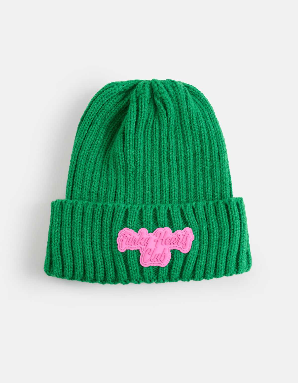 Badge Beanie Groen SHOEBY ACCESSOIRES