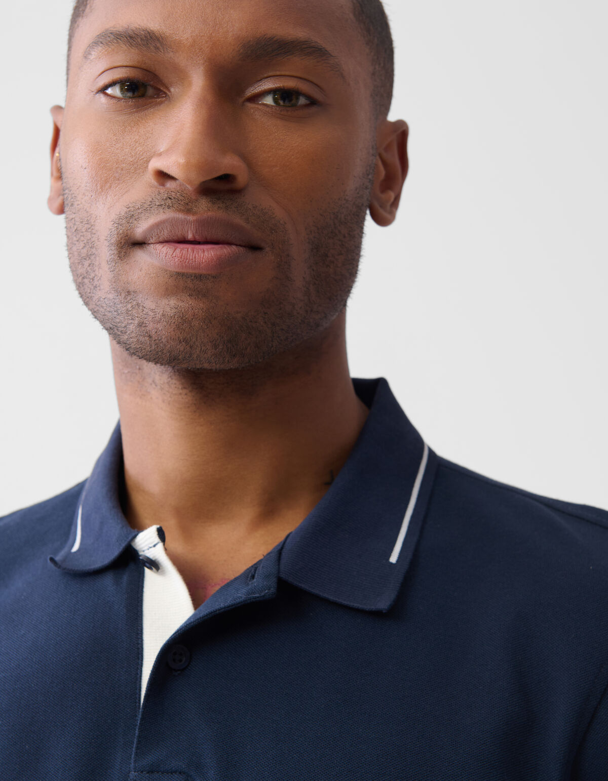 Pique Polo Donkerblauw SHOEBY MEN