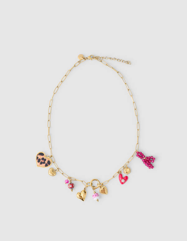 Charm Chain Ketting Goud SHOEBY ACCESSOIRES