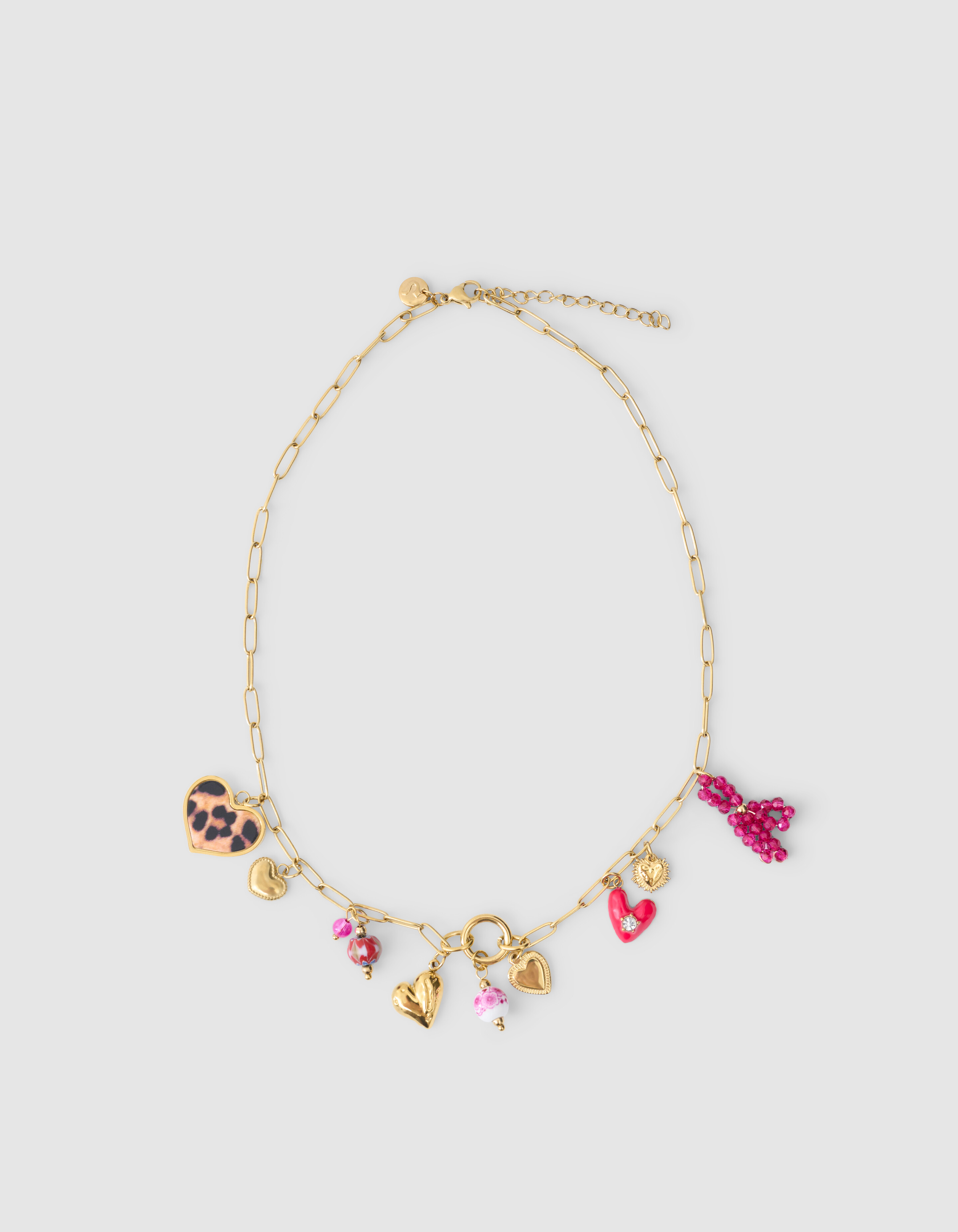 Charm Chain Ketting Goud SHOEBY ACCESSOIRES