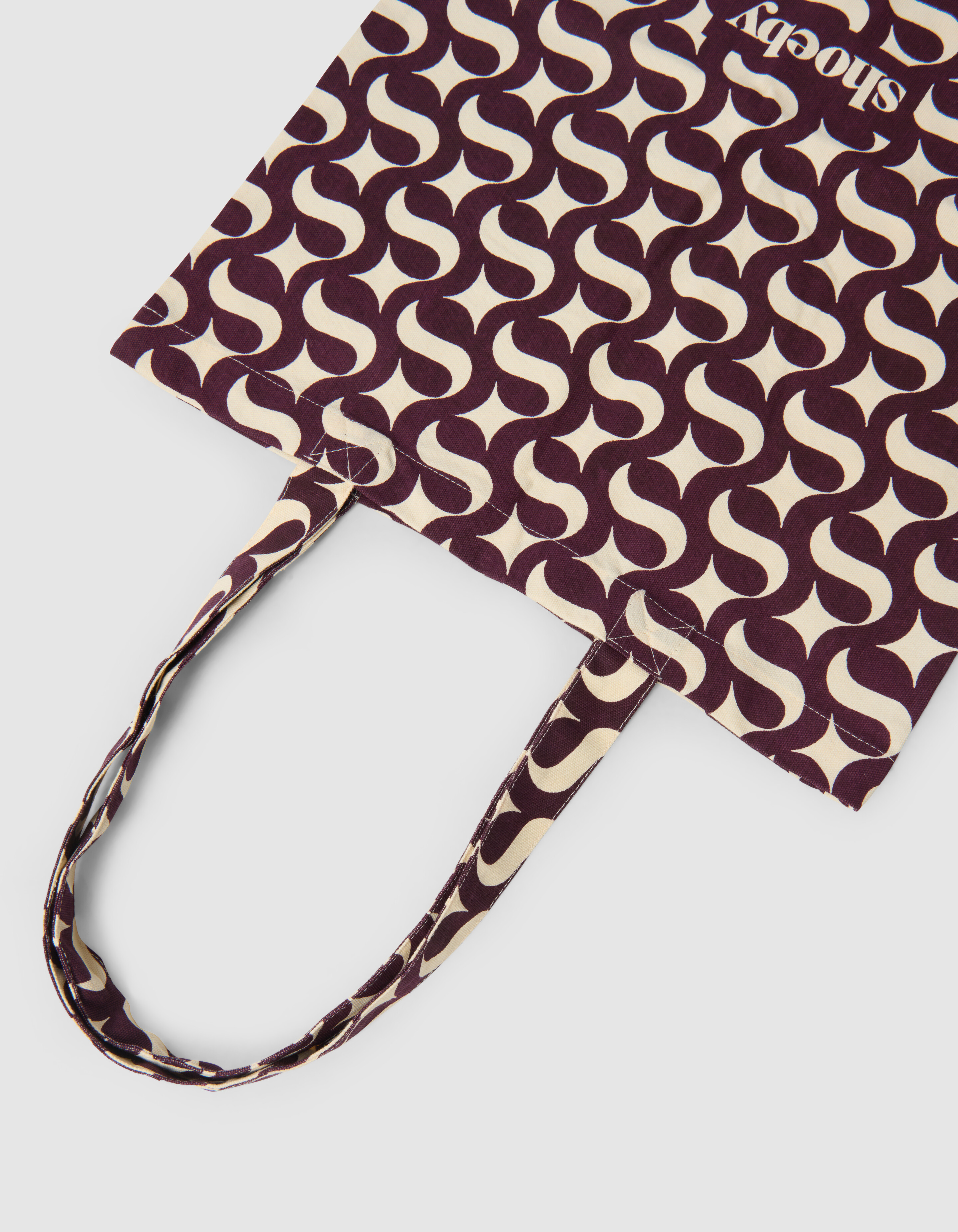 Shoeby Logo Shopper Gebroken Wit SHOEBY ACCESSOIRES