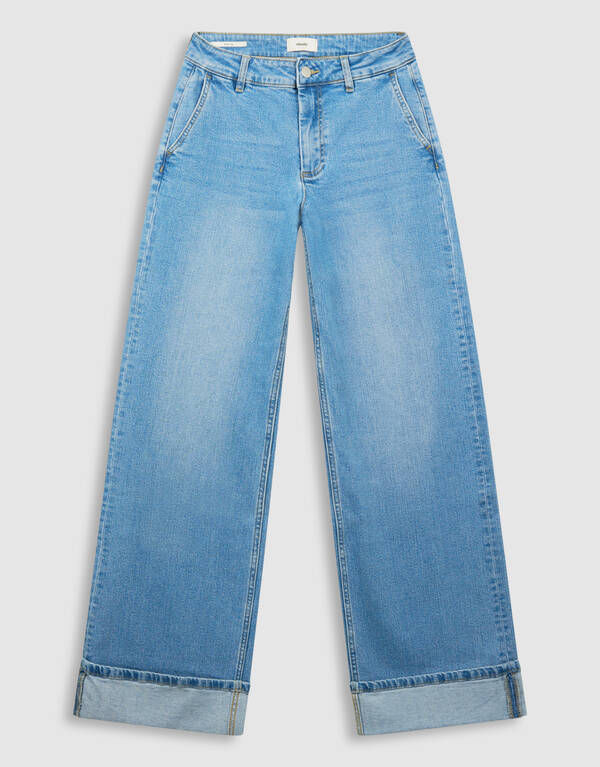 Classic Wide Leg Fit Jeans Lichtblauw SHOEBY WOMEN