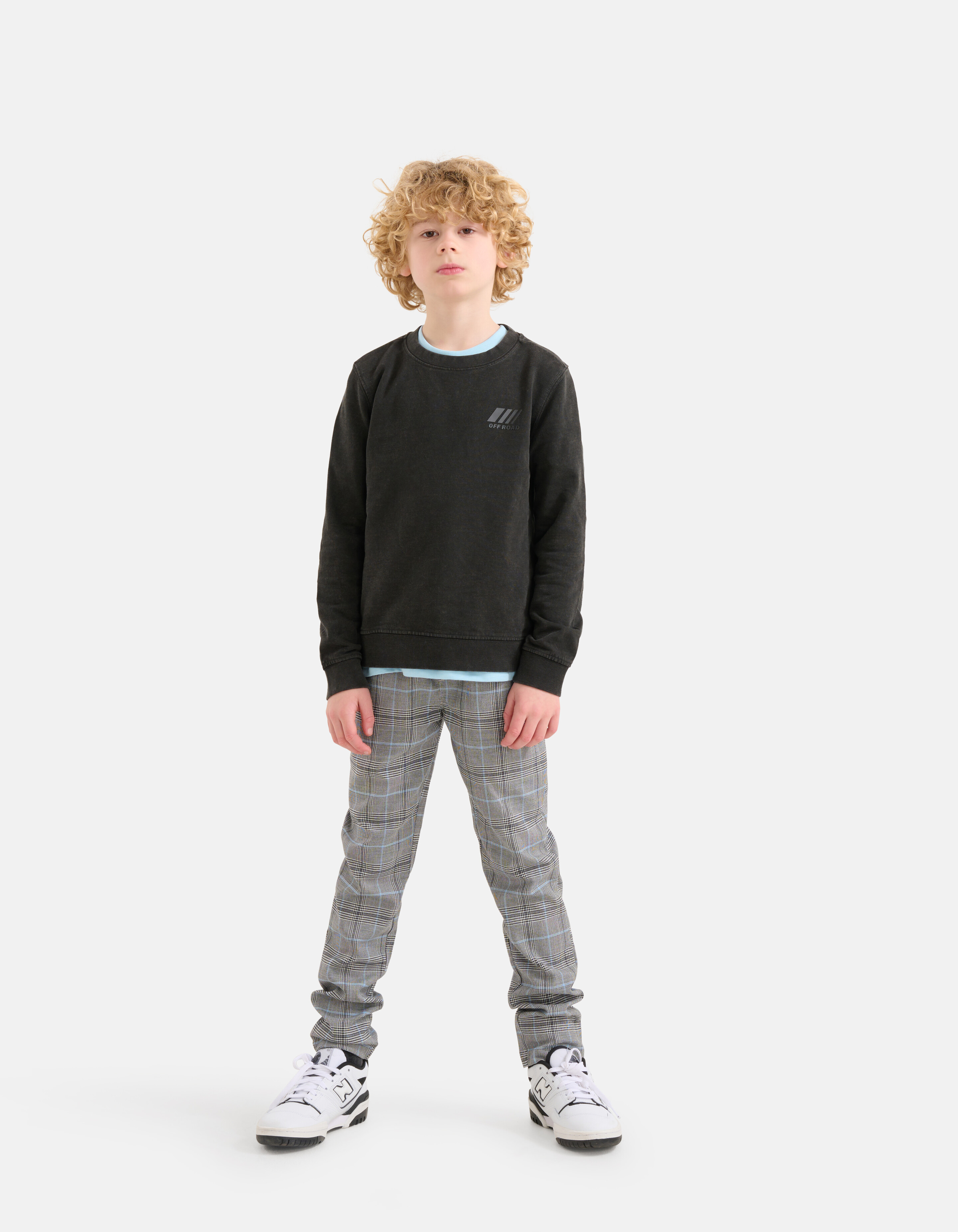 Ruiten Pantalon Grijs SHOEBY BOYS