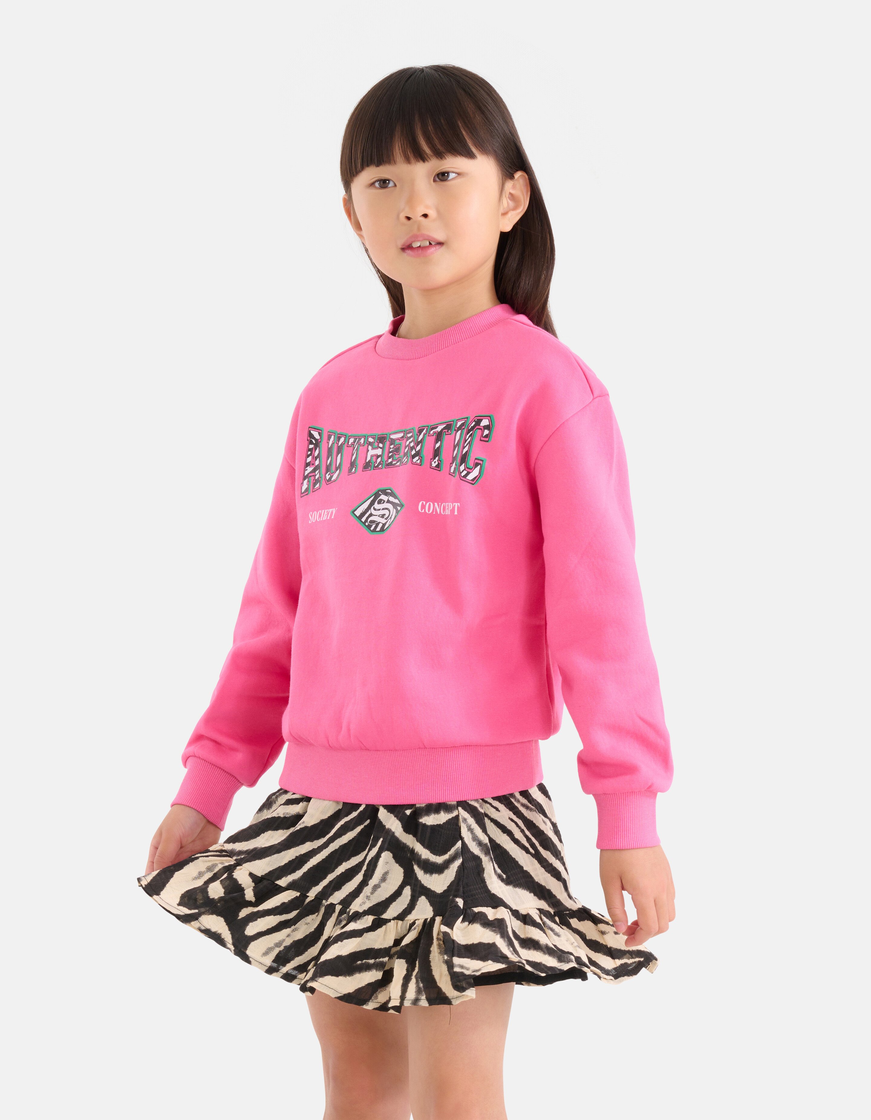 Artwork Sweater Roze SHOEBY GIRLS