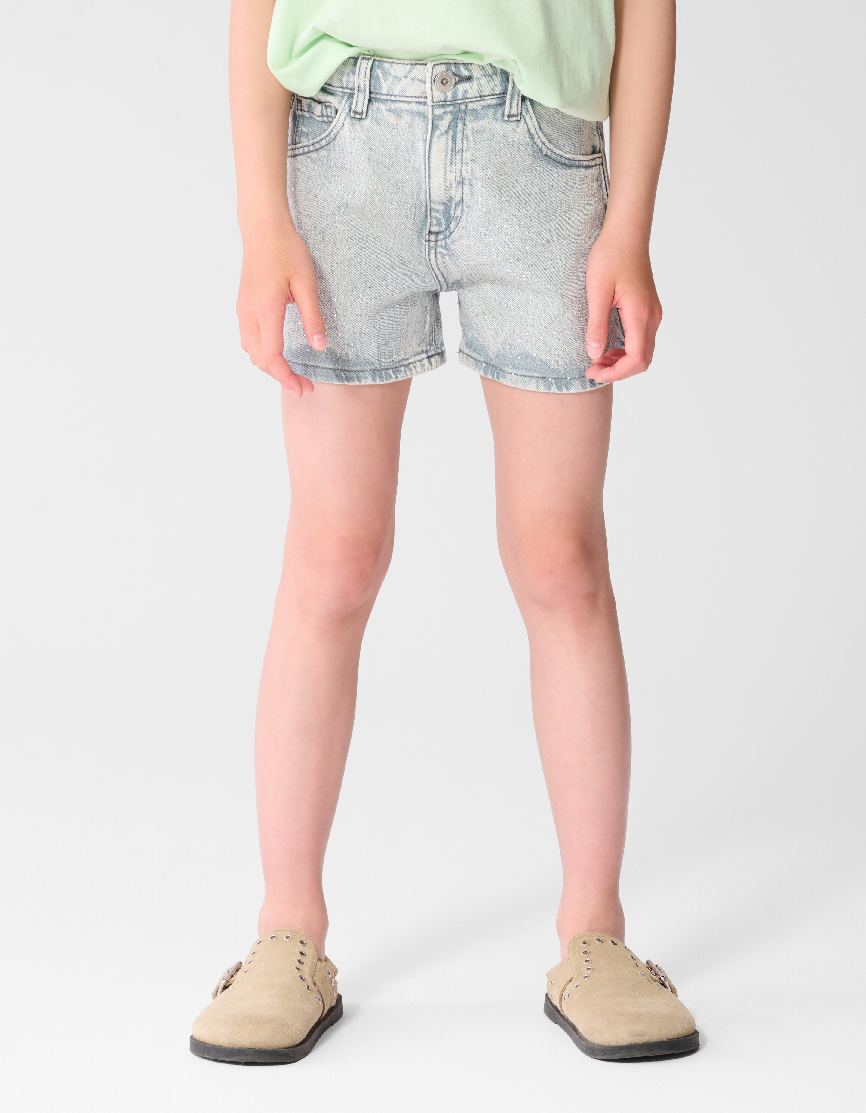 Strass Short Grijs SHOEBY GIRLS
