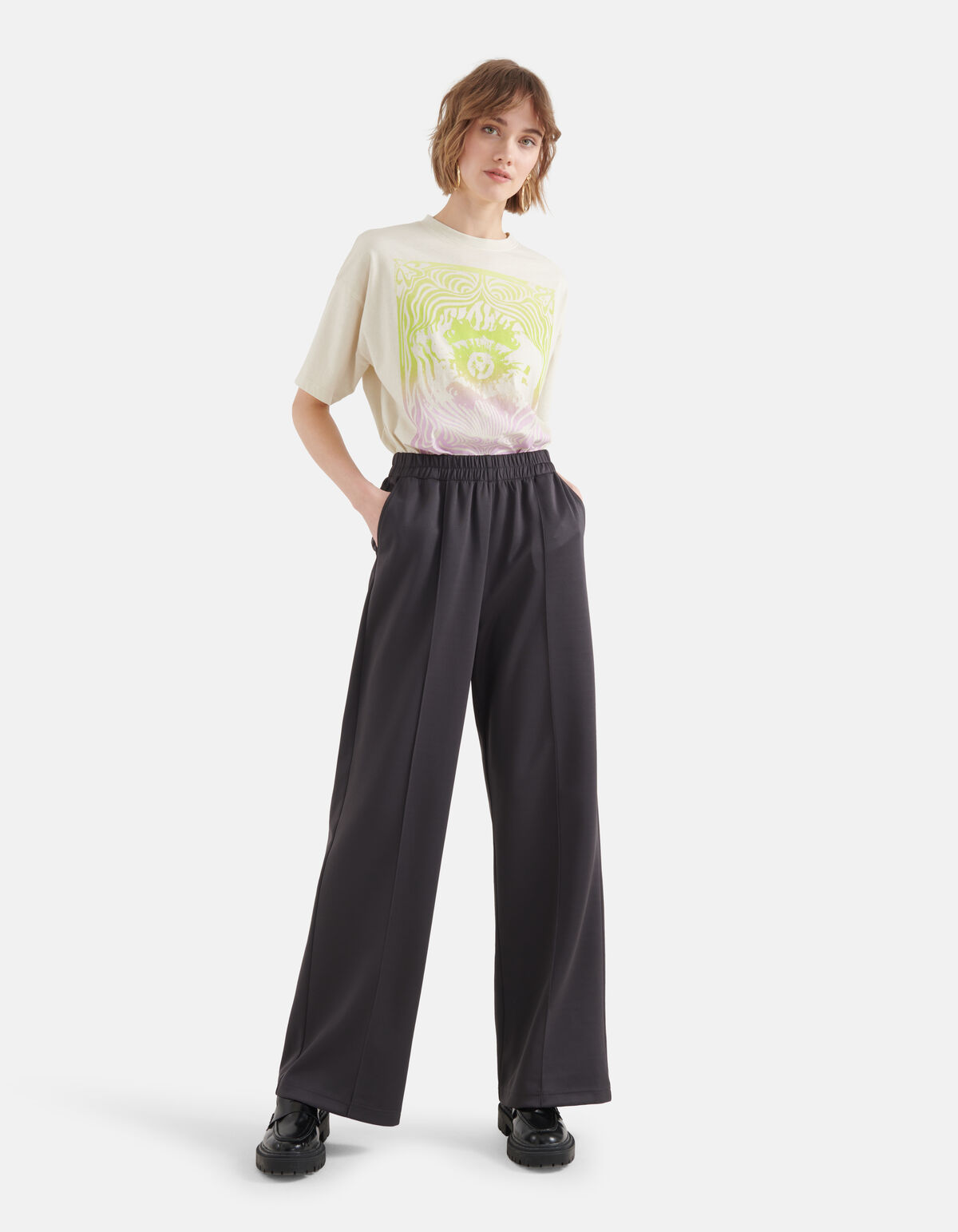 Basis Jogger Broek Donkergrijs SHOEBY WOMEN