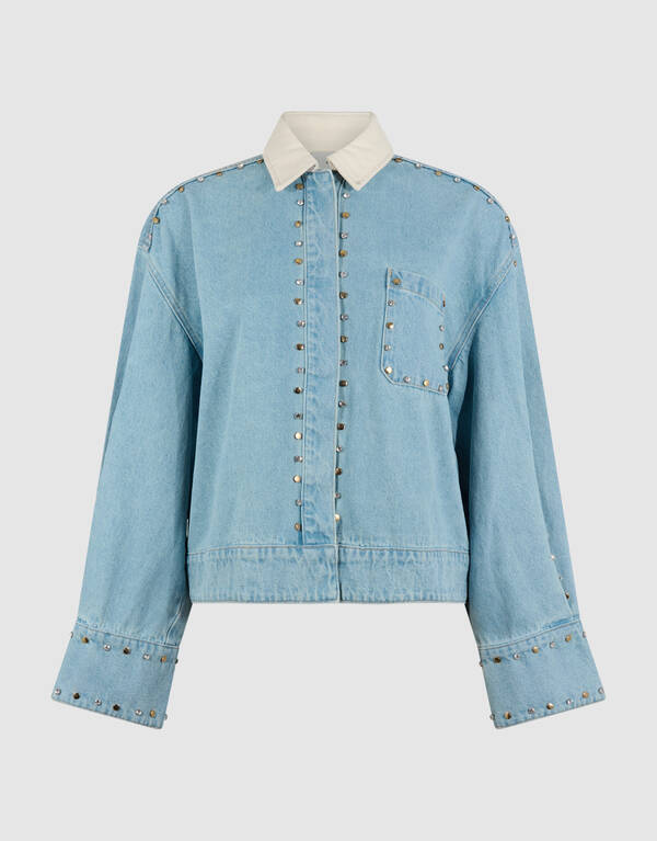 Strass Denim Jack Bleached SHOEBY WOMEN