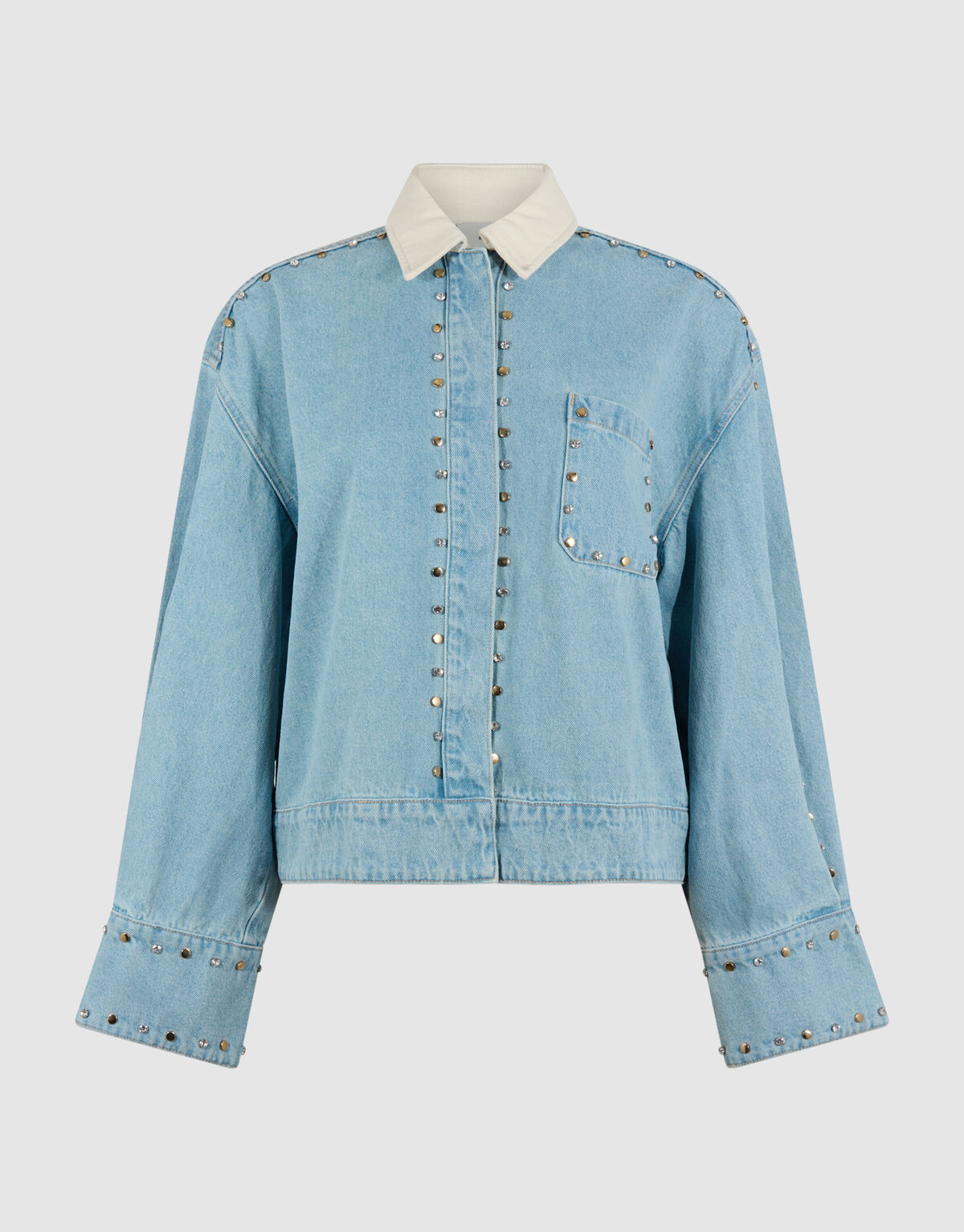 Strass Denim Jack Bleached SHOEBY WOMEN