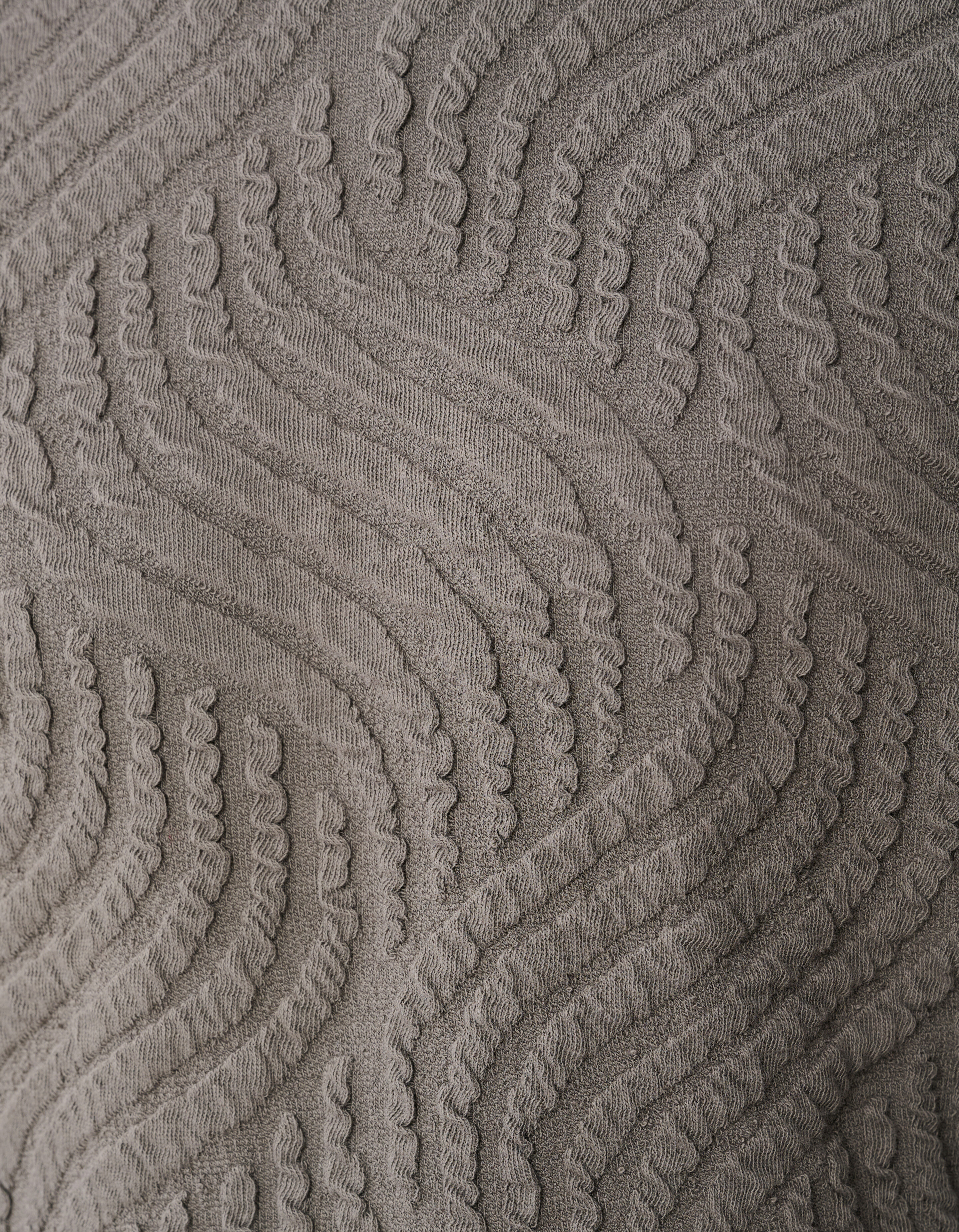 Wave Structuur Sweater Groen SHOEBY MEN