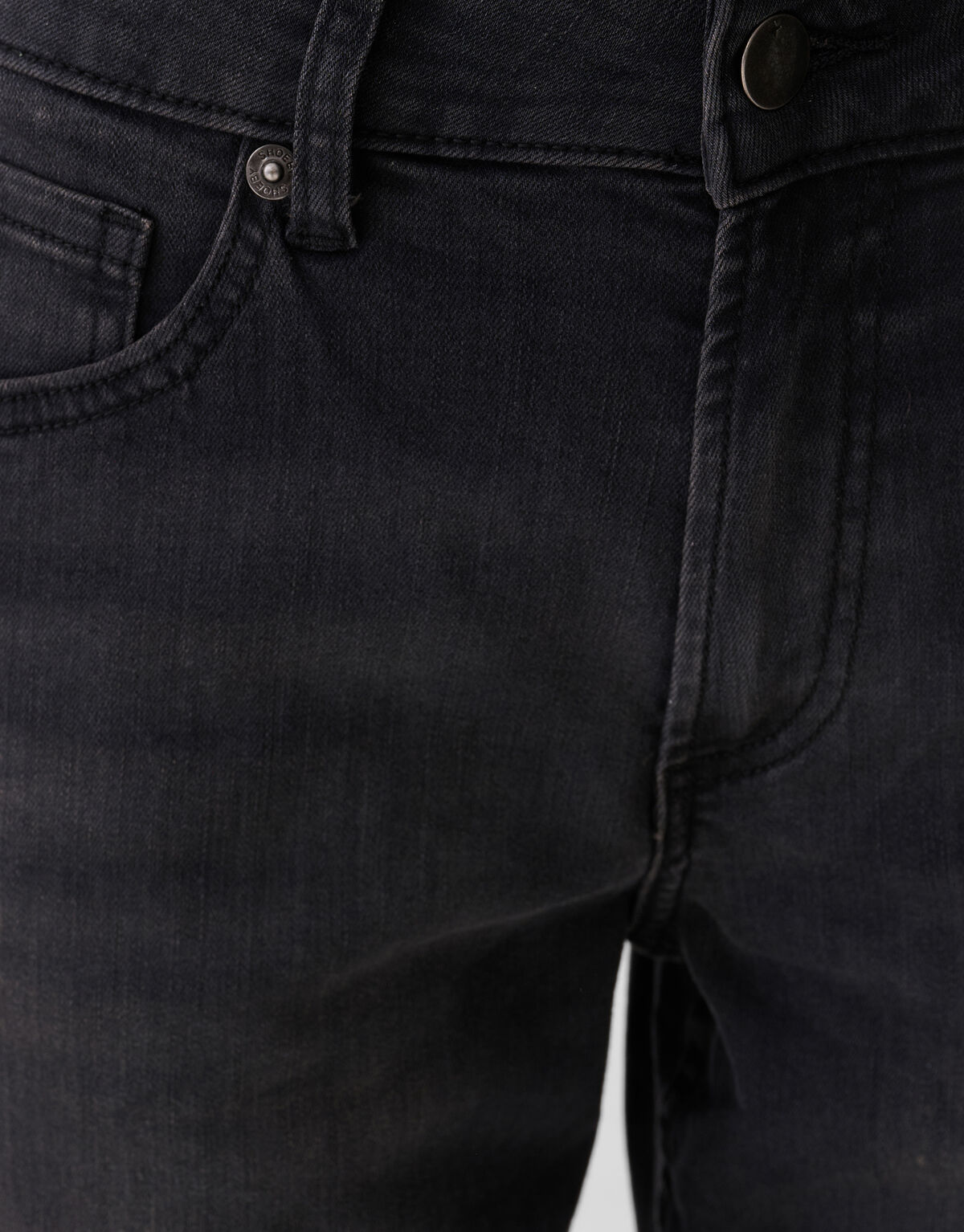 Straight Fit Jeans Donkergrijs SHOEBY WOMEN