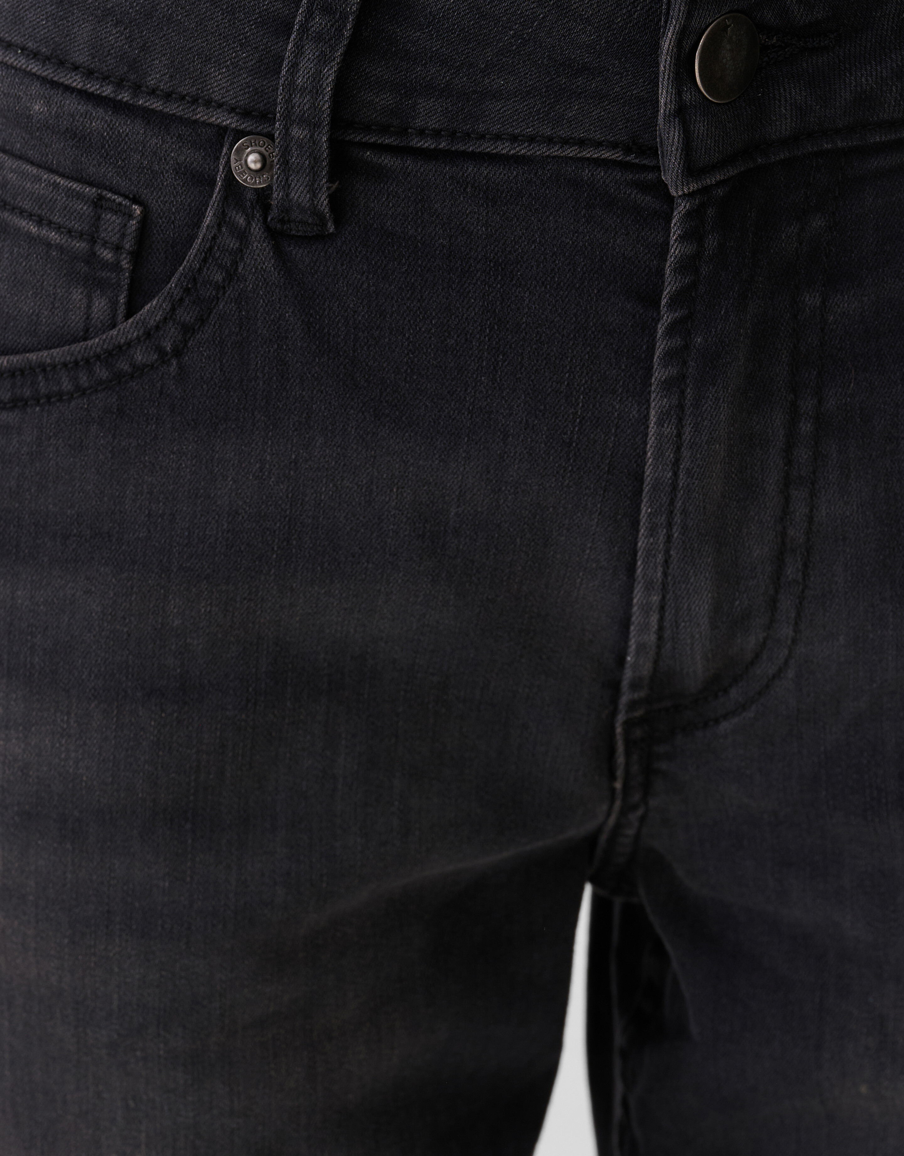 Straight Fit Jeans Donkergrijs SHOEBY WOMEN