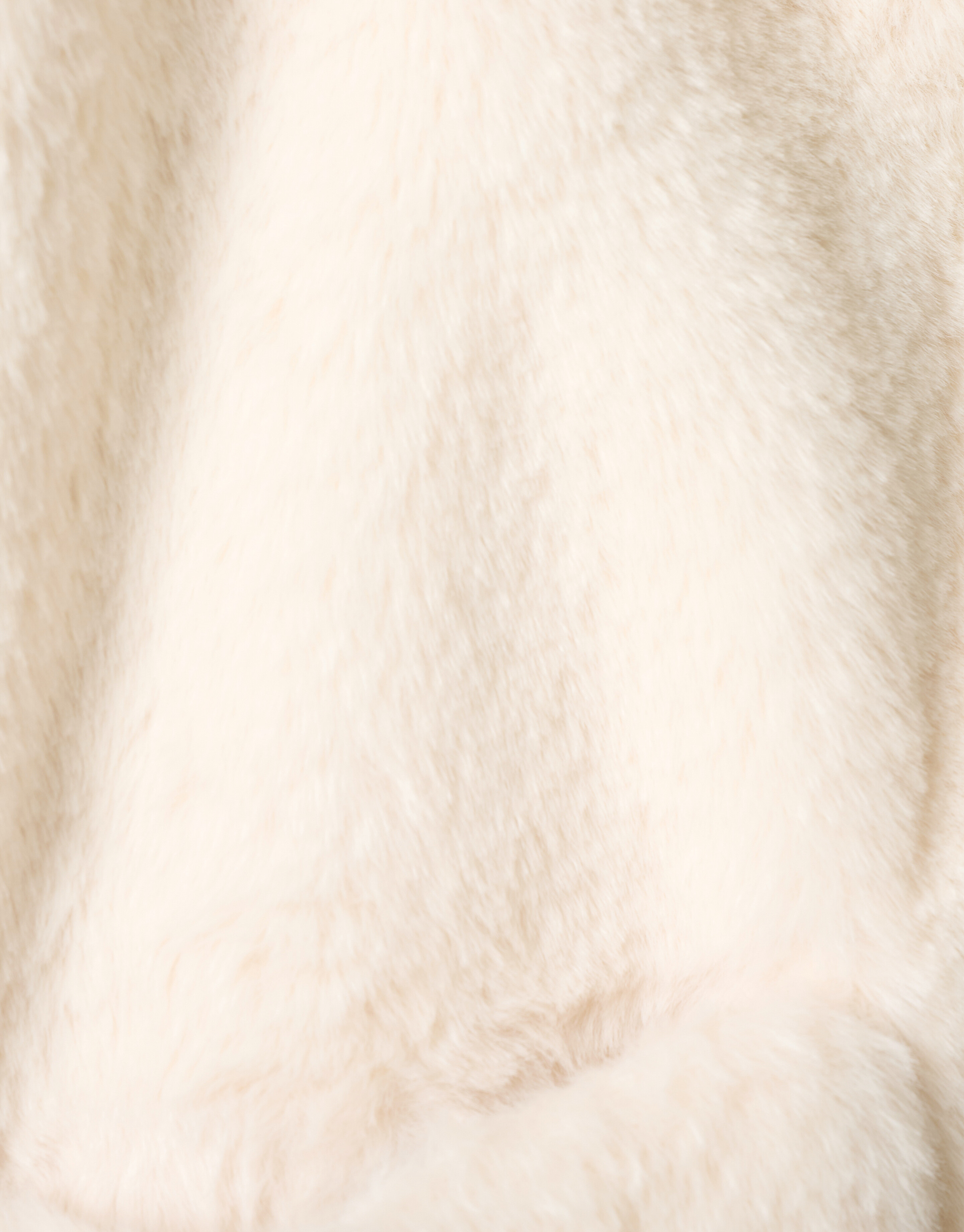 Faux Fur Vest Gebroken Wit SHOEBY GIRLS