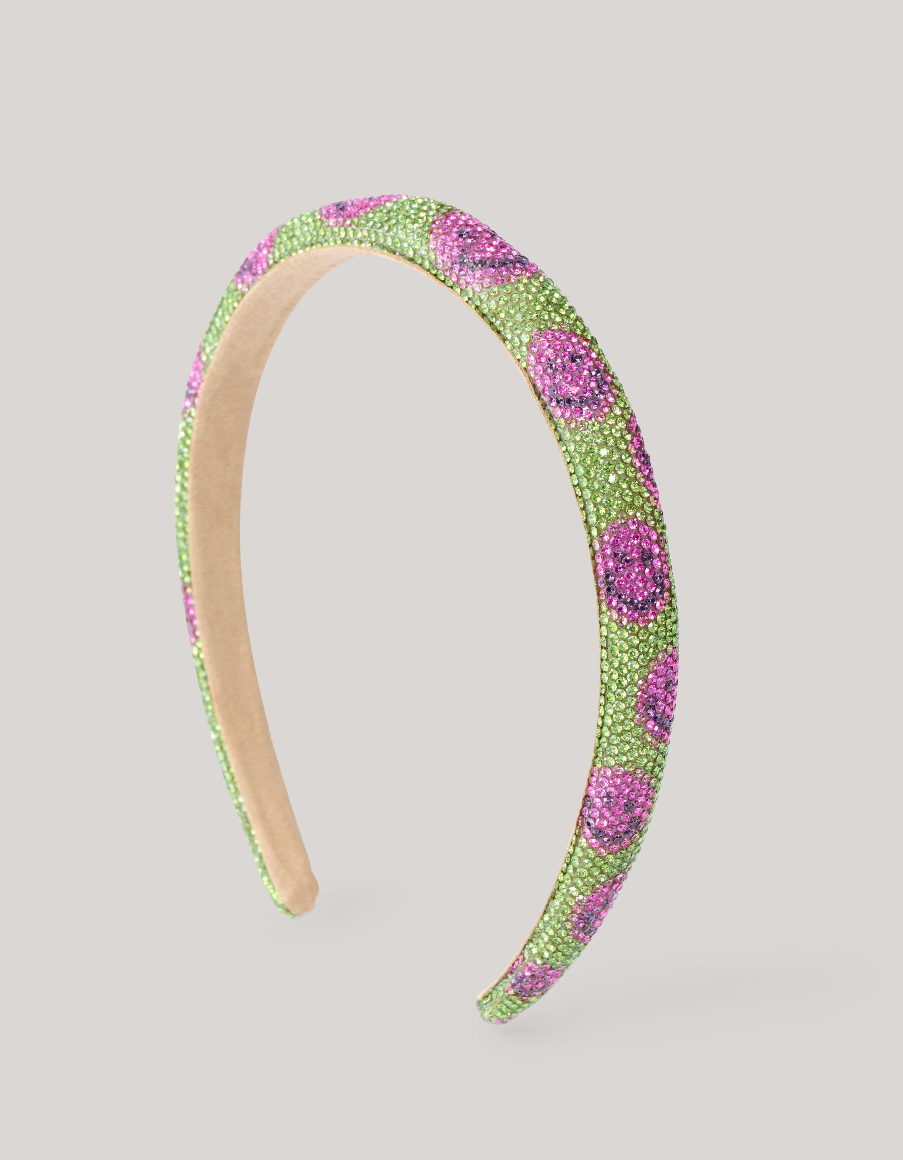 Strass Smile Haarband Groen SHOEBY ACCESSOIRES