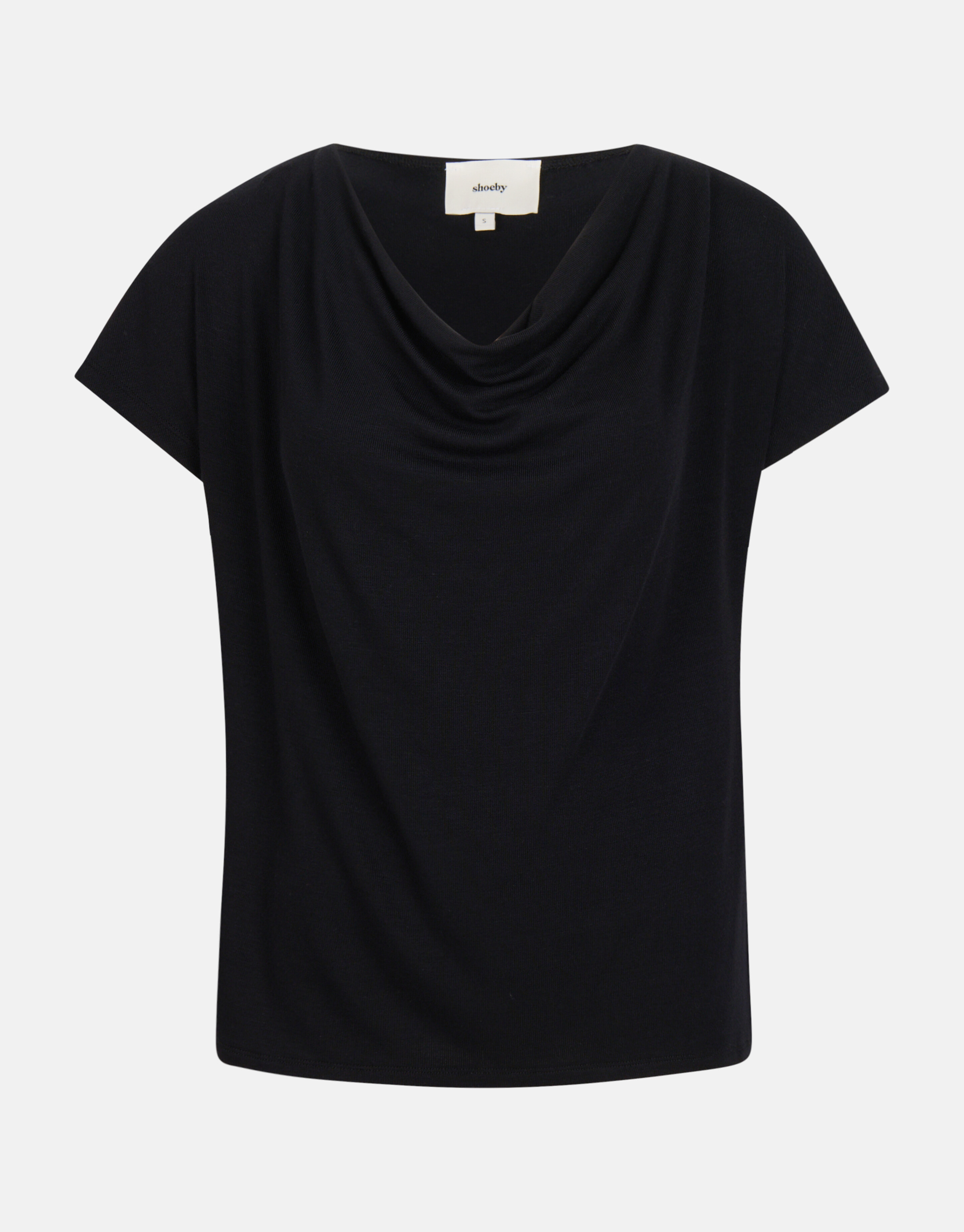 Gedrapeerde Top Zwart SHOEBY WOMEN