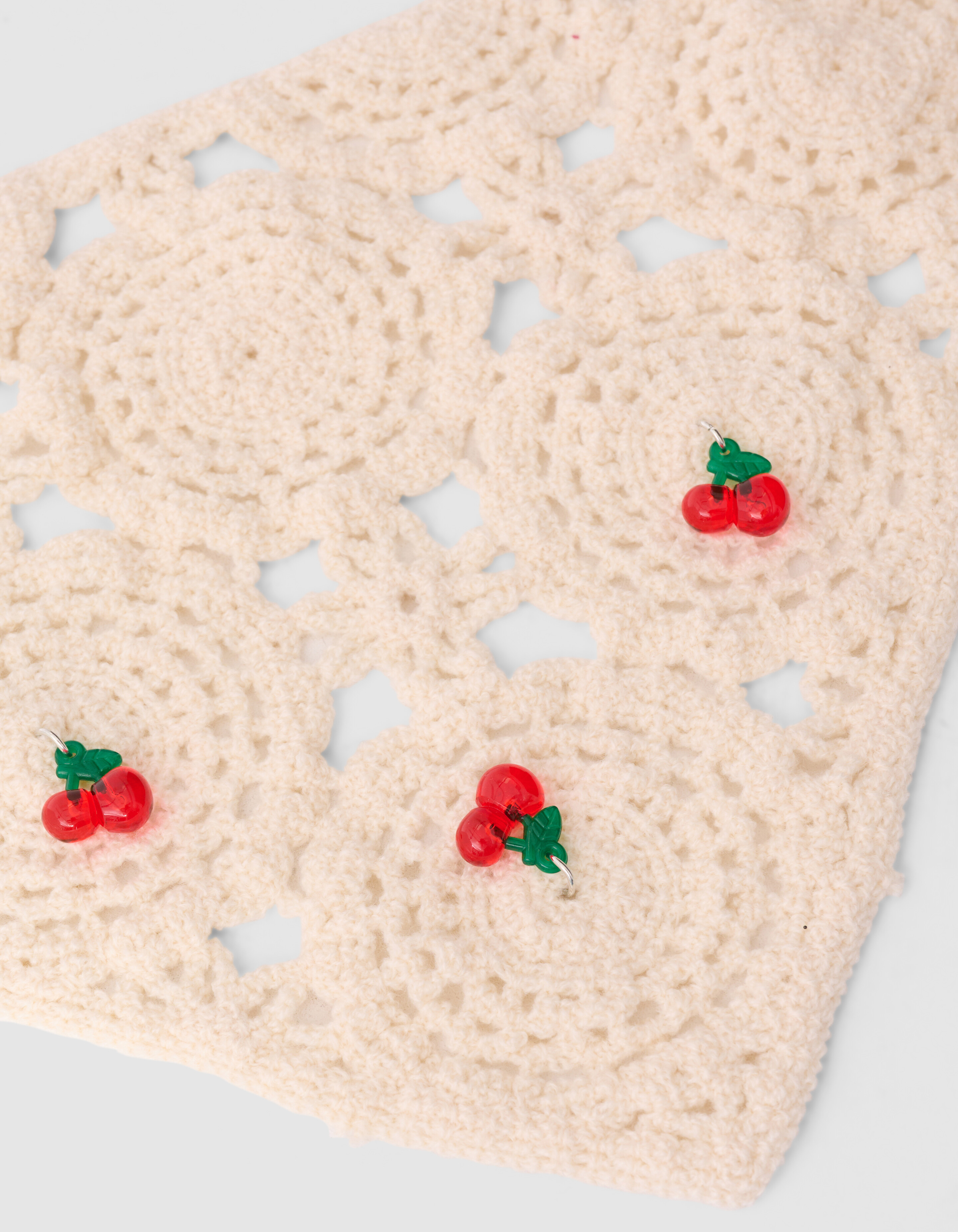 Cherry Crochet Sjaal Gebroken Wit SHOEBY ACCESSOIRES