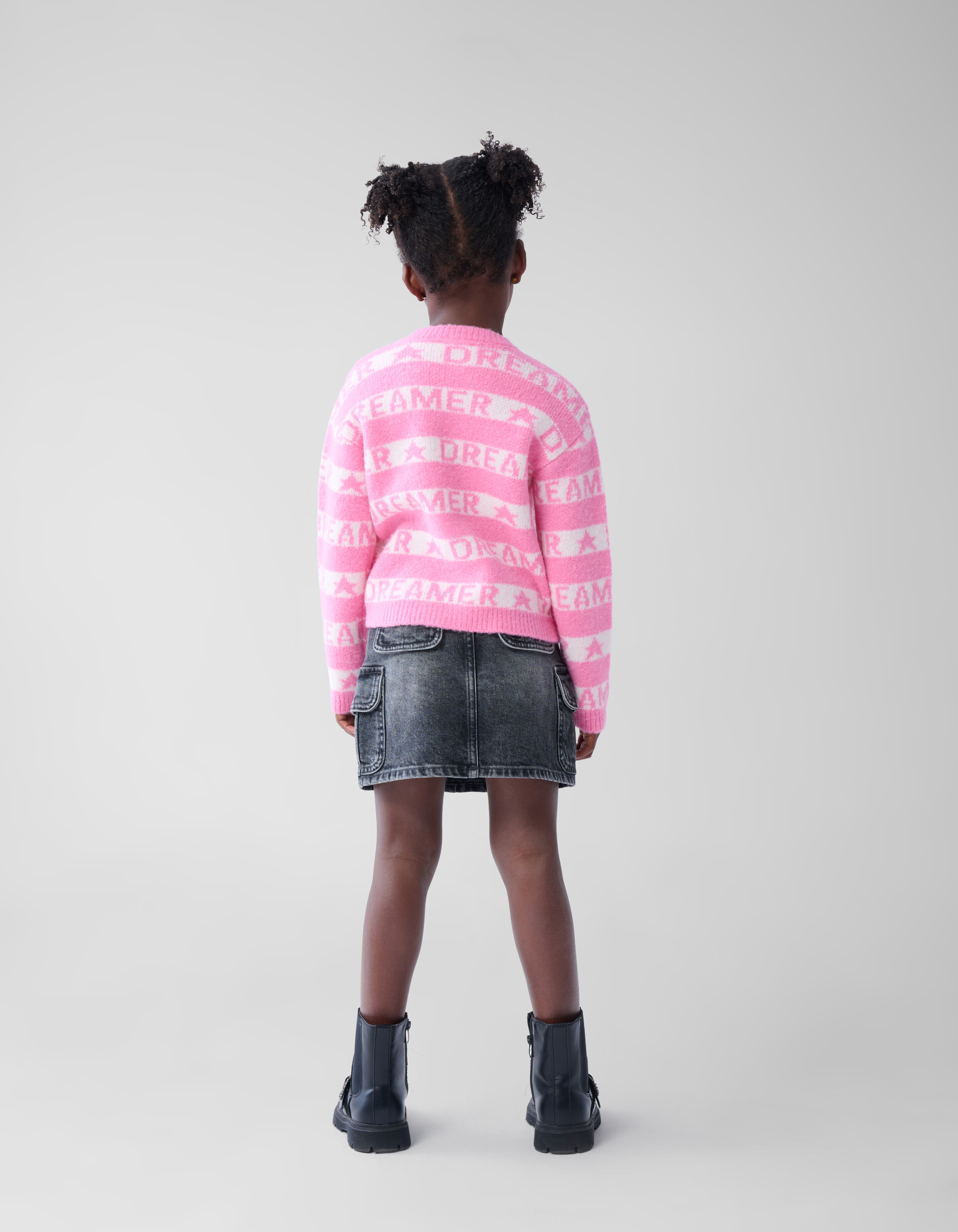 Printed Trui Lichtroze SHOEBY GIRLS