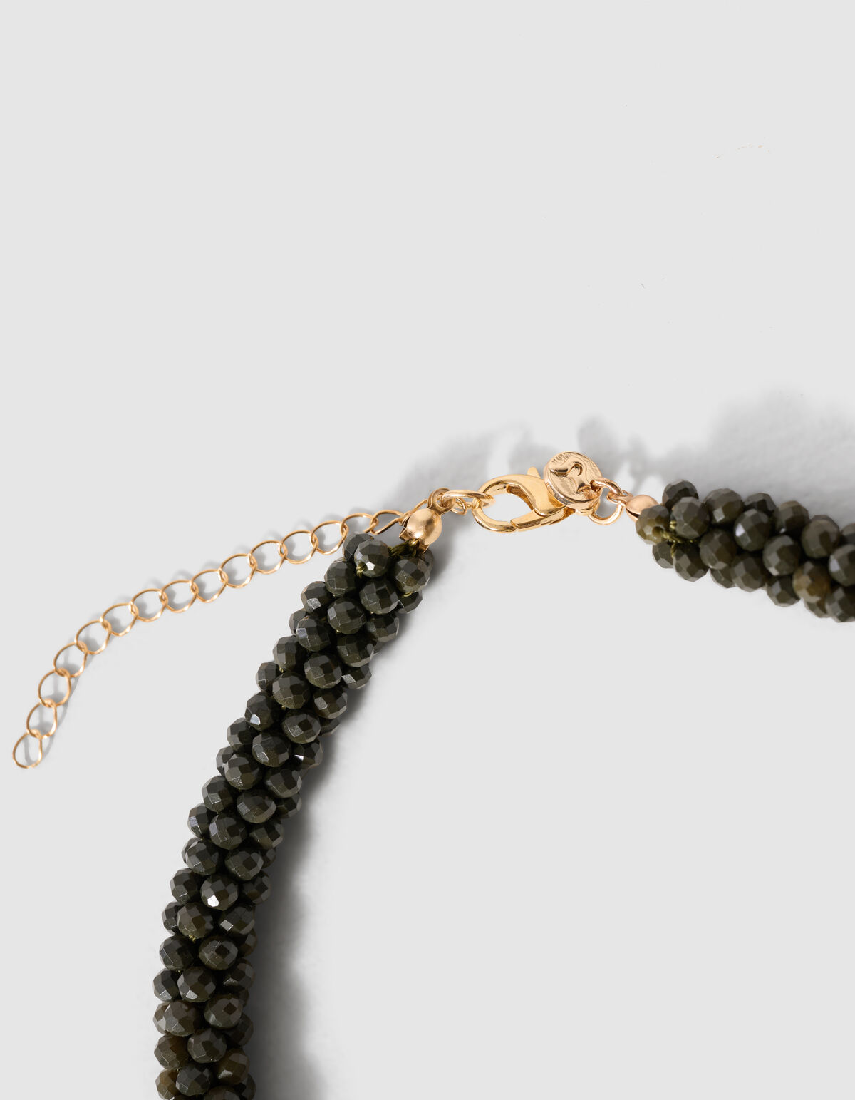 Beaded Elastic Ketting Grijs SHOEBY ACCESSOIRES