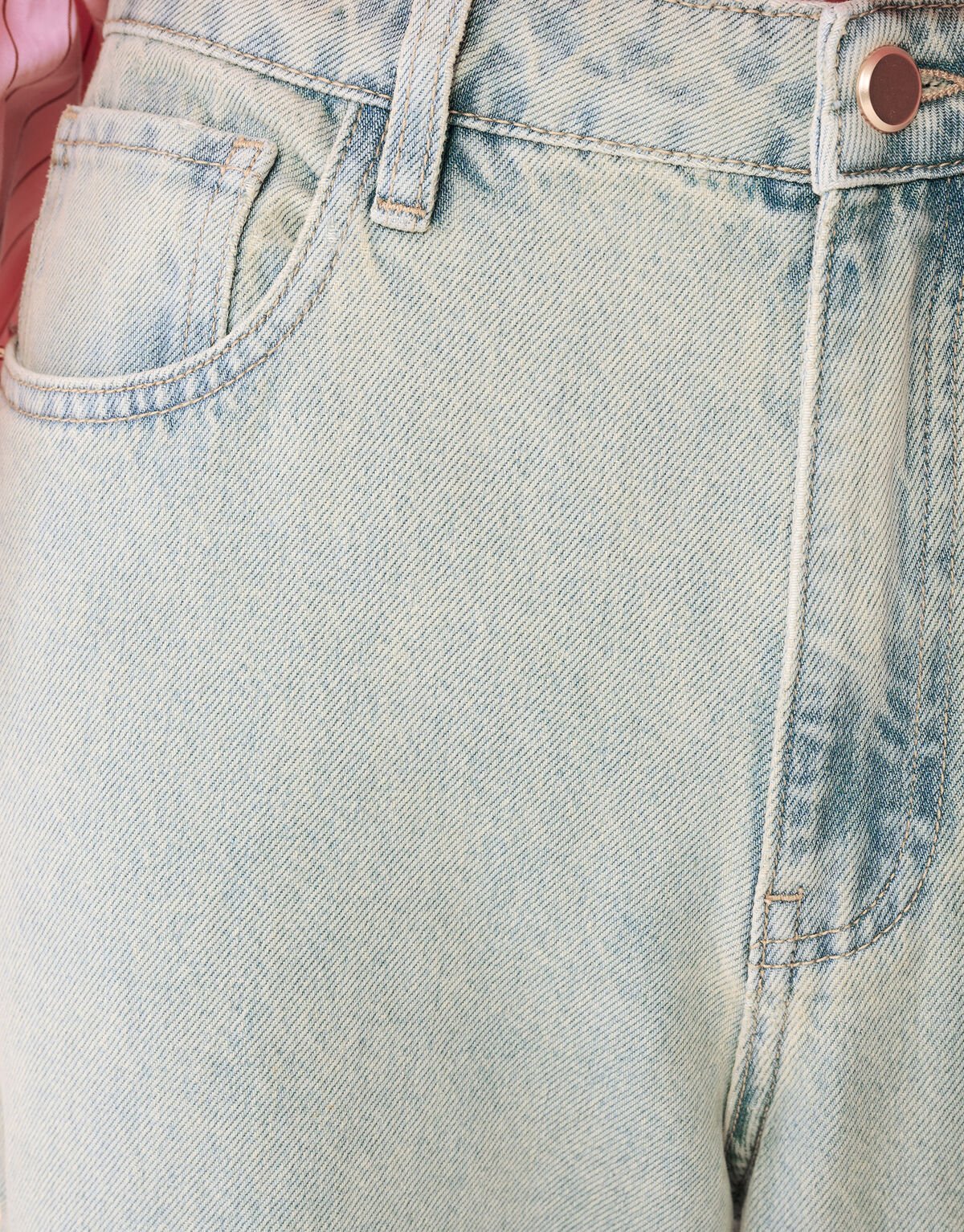 Eyelet Barrel Fit Jeans Bleached SHOEBY WOMEN