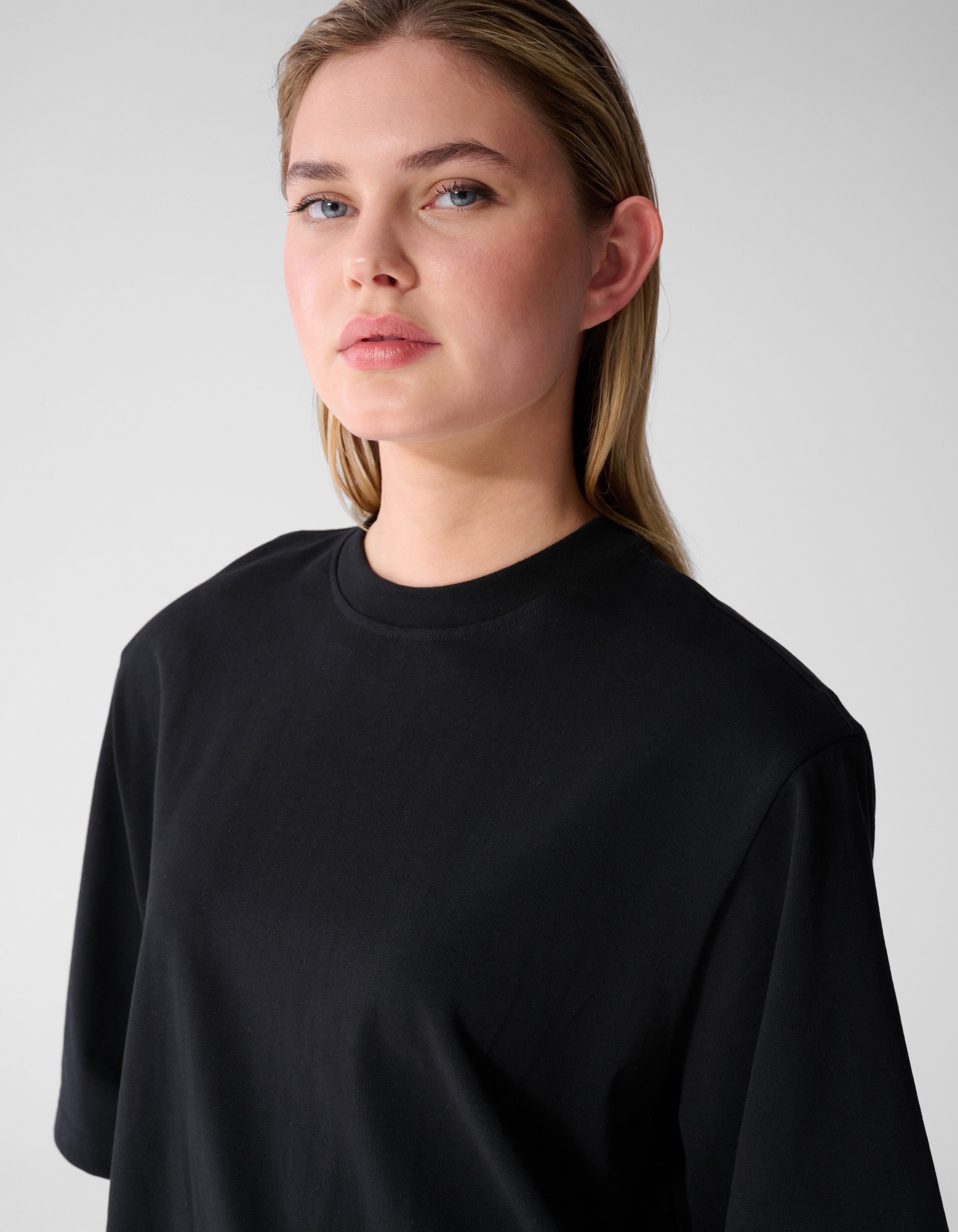 Split T-shirt Zwart SHOEBY WOMEN