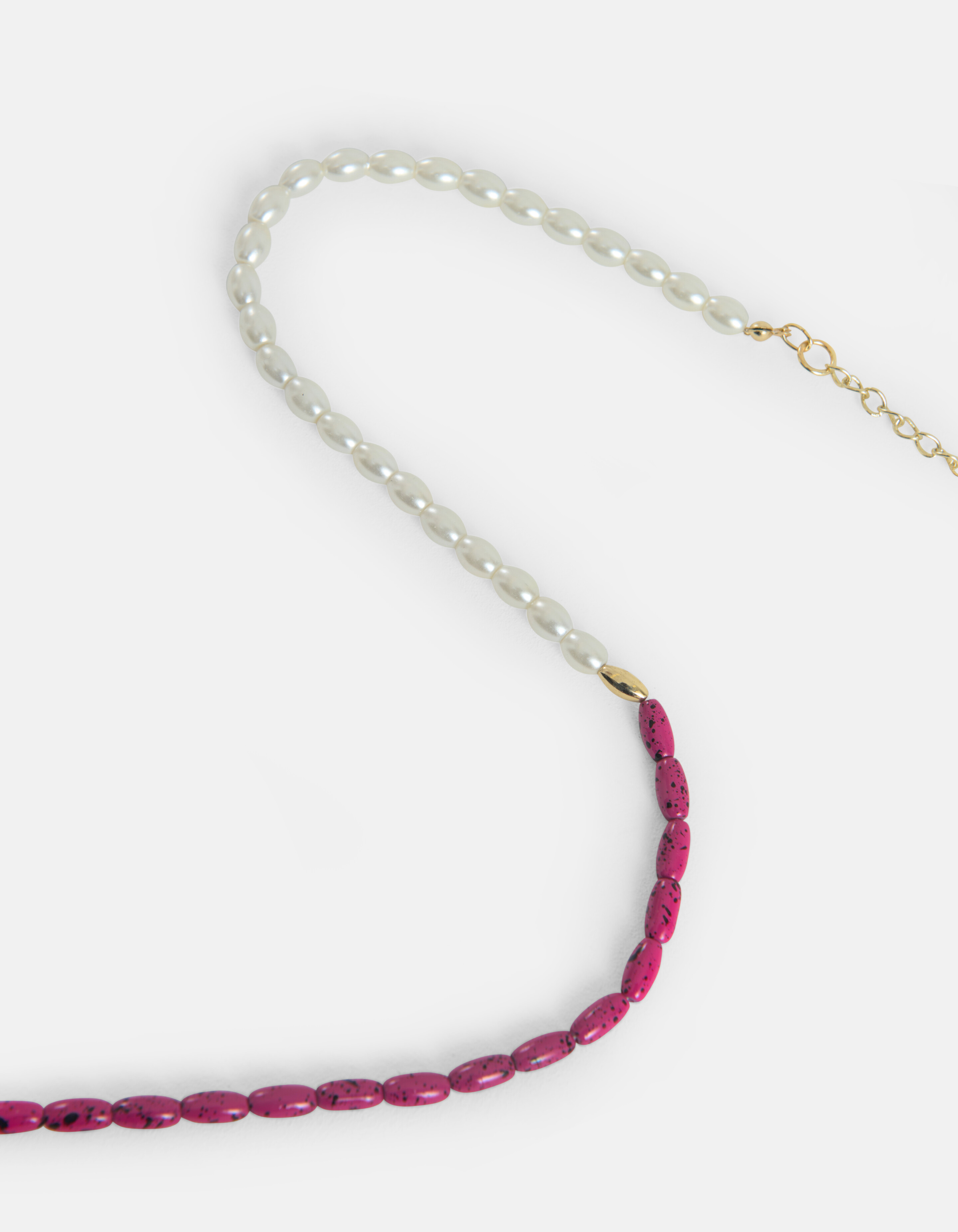 Parel Ketting Roze SHOEBY ACCESSOIRES