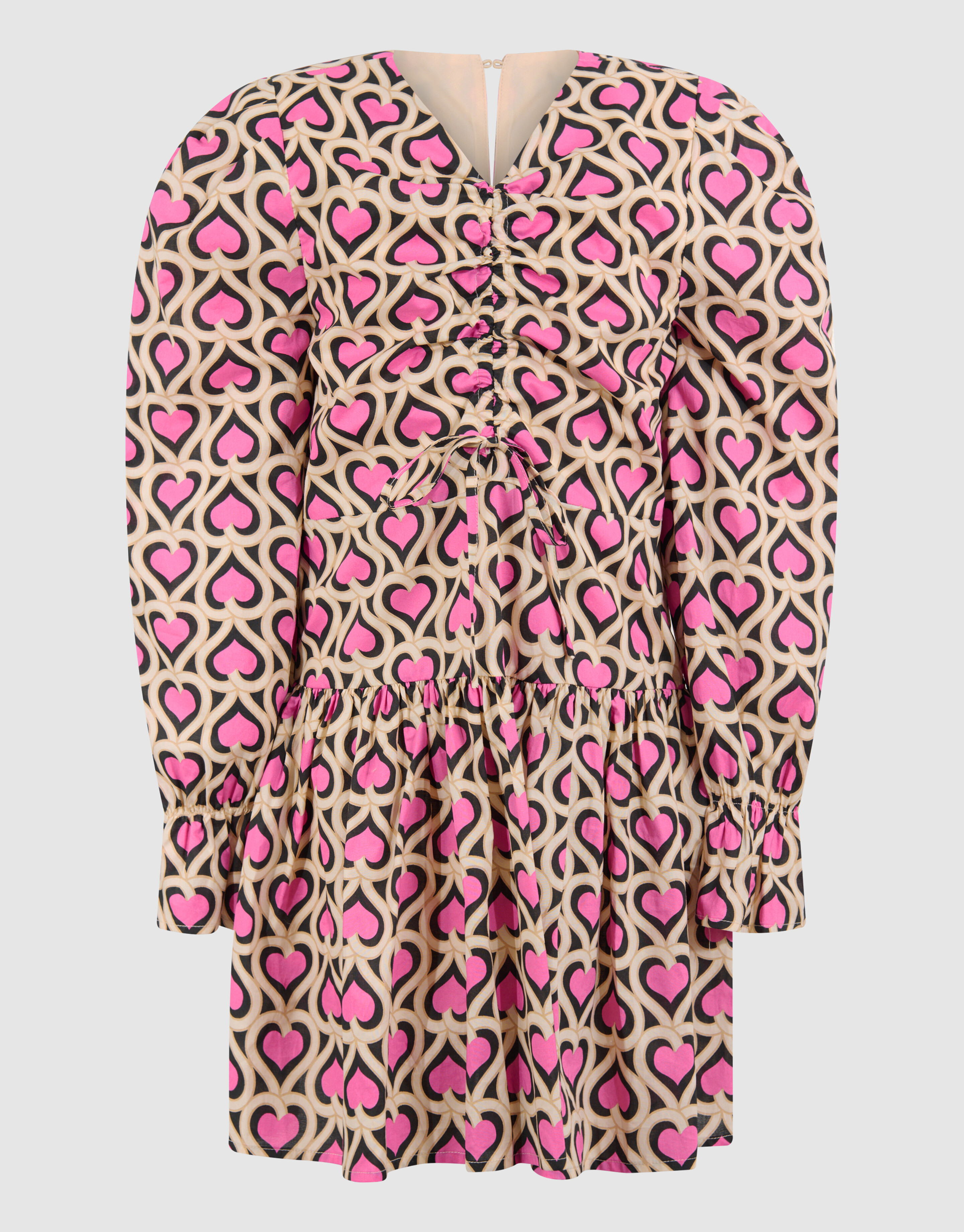 Heart Printed Jurk Roze SHOEBY GIRLS